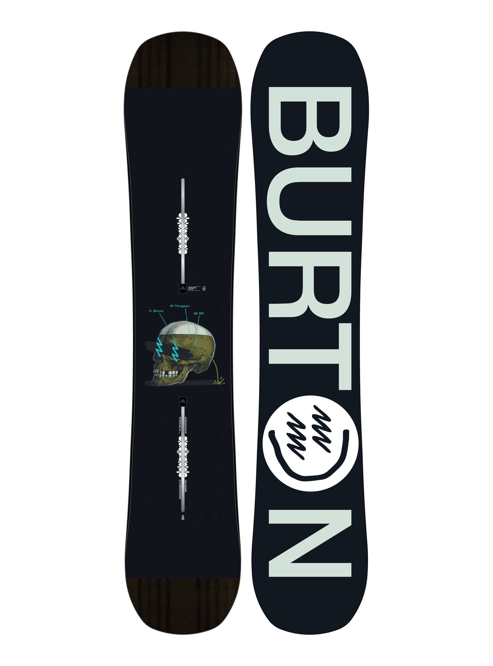 Burton – Snowboard plat Instigator homme, 150