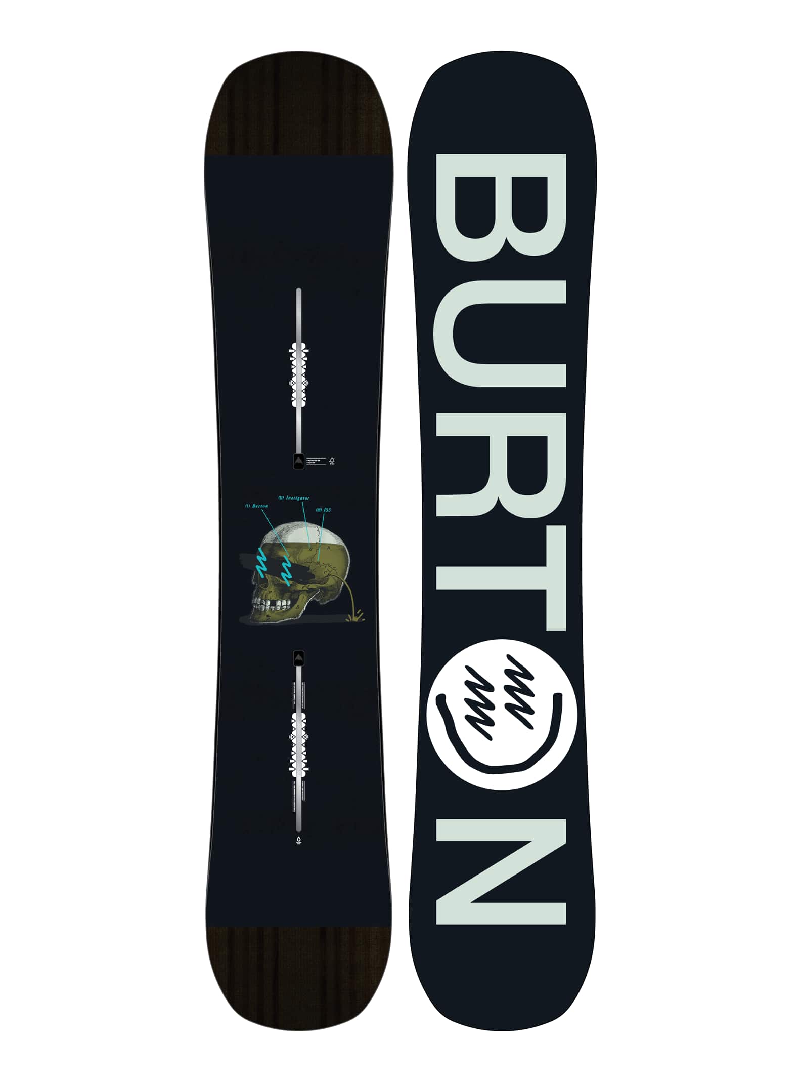 Burton – Snowboard plat Instigator homme, 155