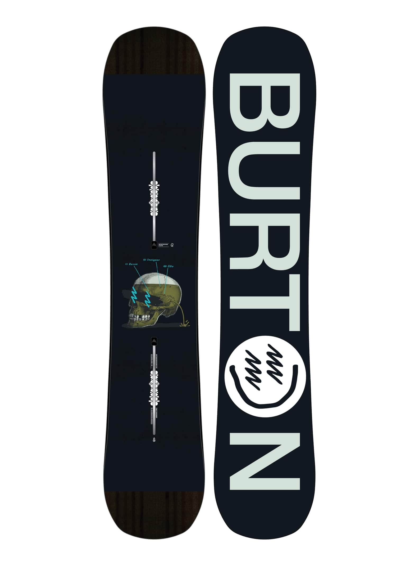 Burton – Snowboard plat Instigator homme, 1069510600050W, 50W