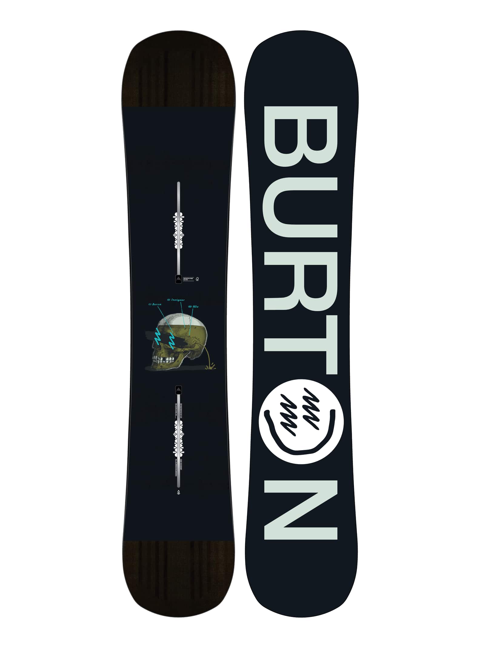 Burton – Snowboard plat Instigator homme, 1069510600065W, 65W