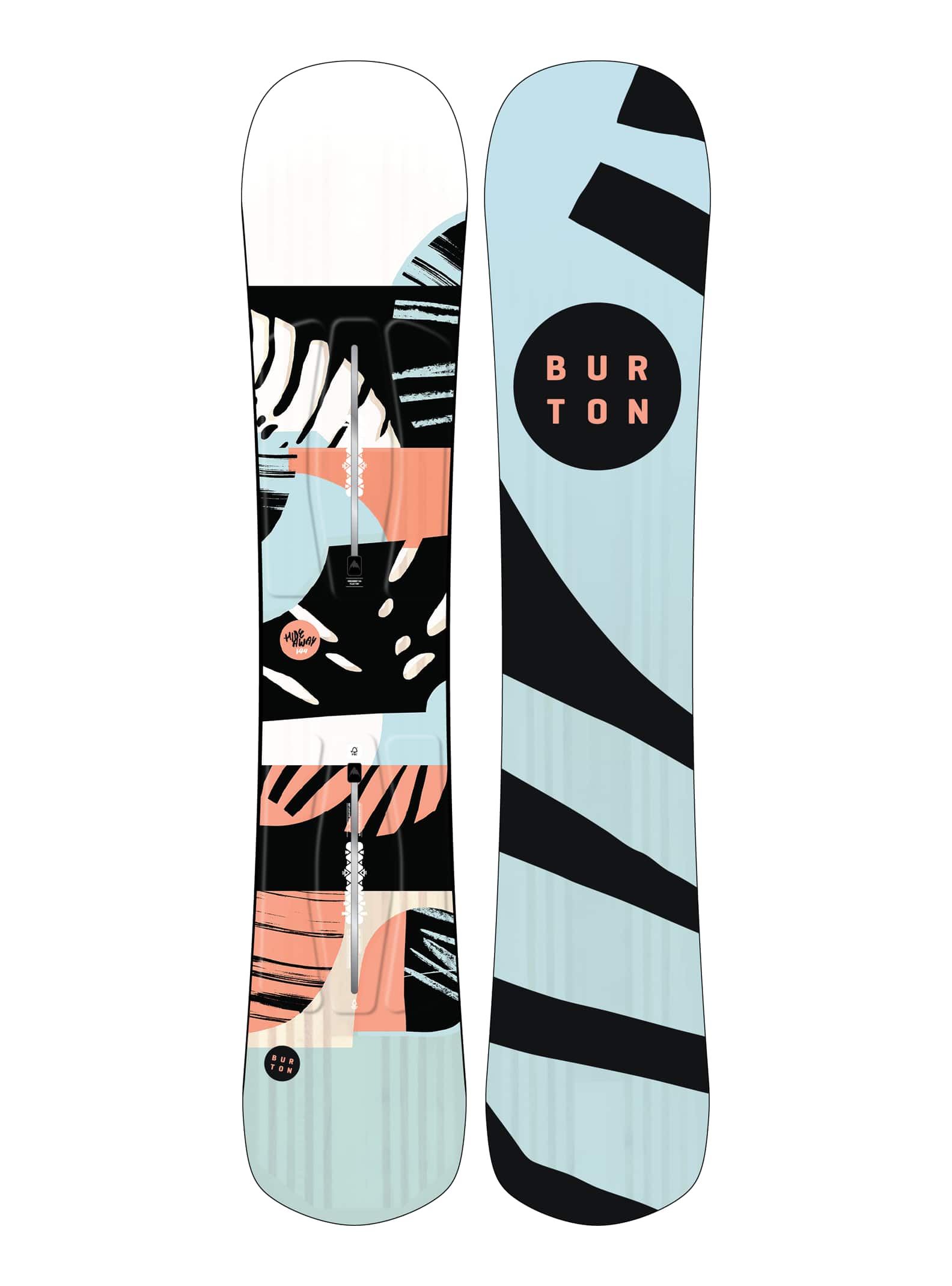 Burton  - Snowboard Hideaway Flat Top femme, 144