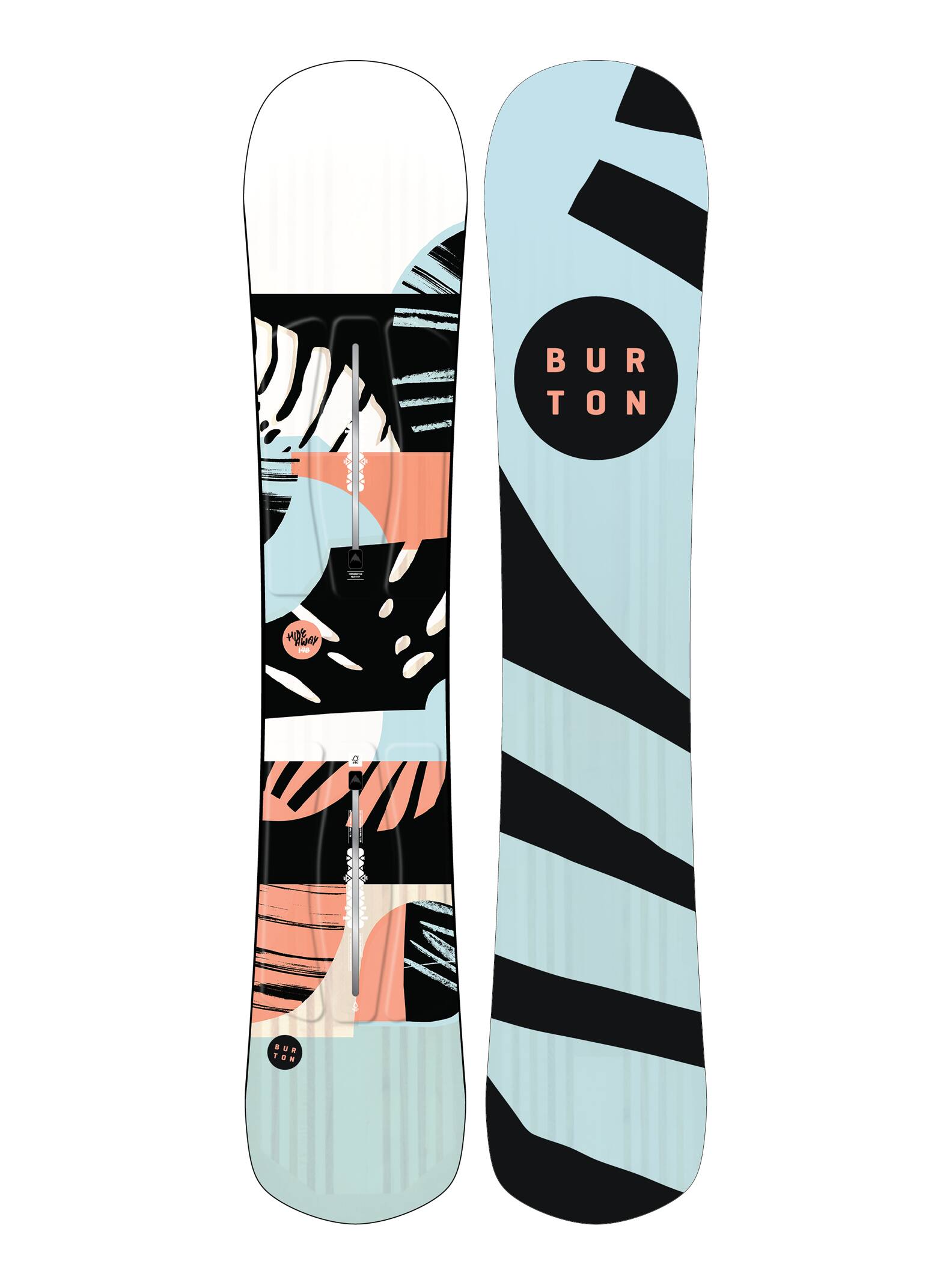 Burton  - Snowboard Hideaway Flat Top femme, 148