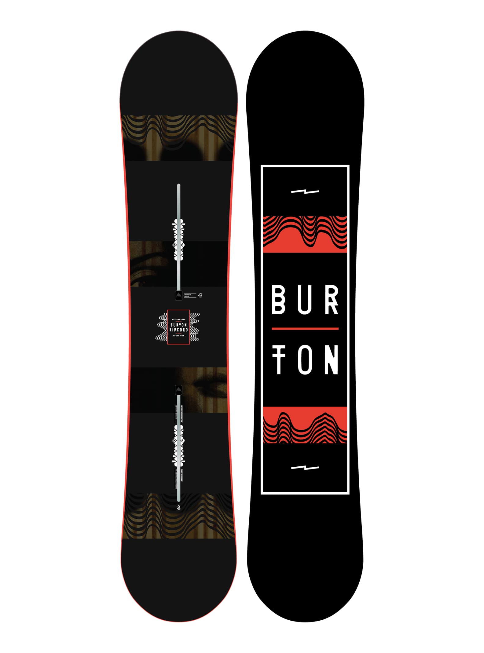 Burton – Snowboard plat Ripcord homme, 145
