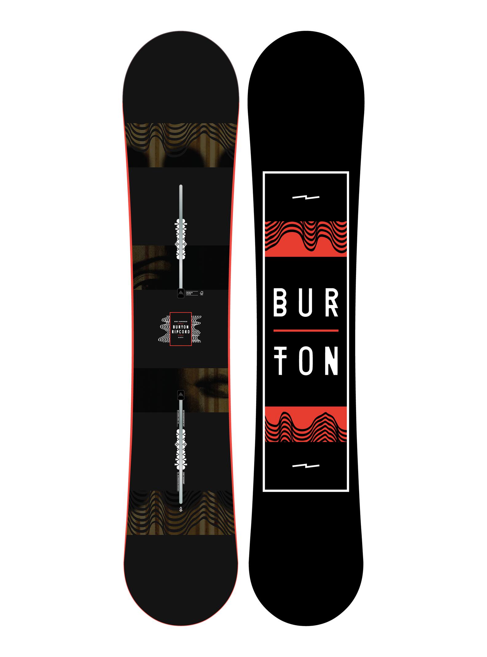 Burton – Snowboard plat Ripcord homme, 150