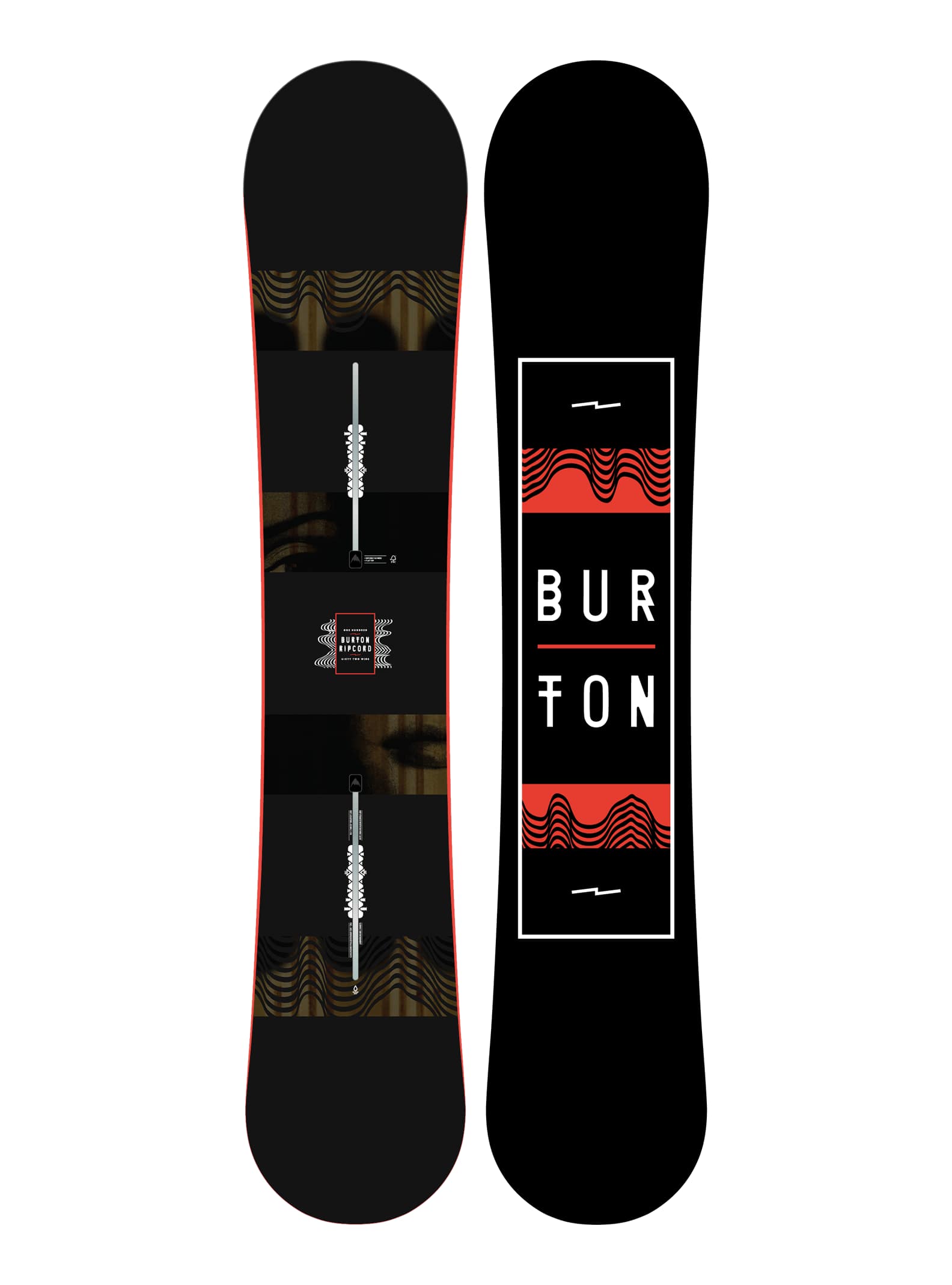 Burton – Snowboard plat Ripcord homme, 1070410600062W, 62W