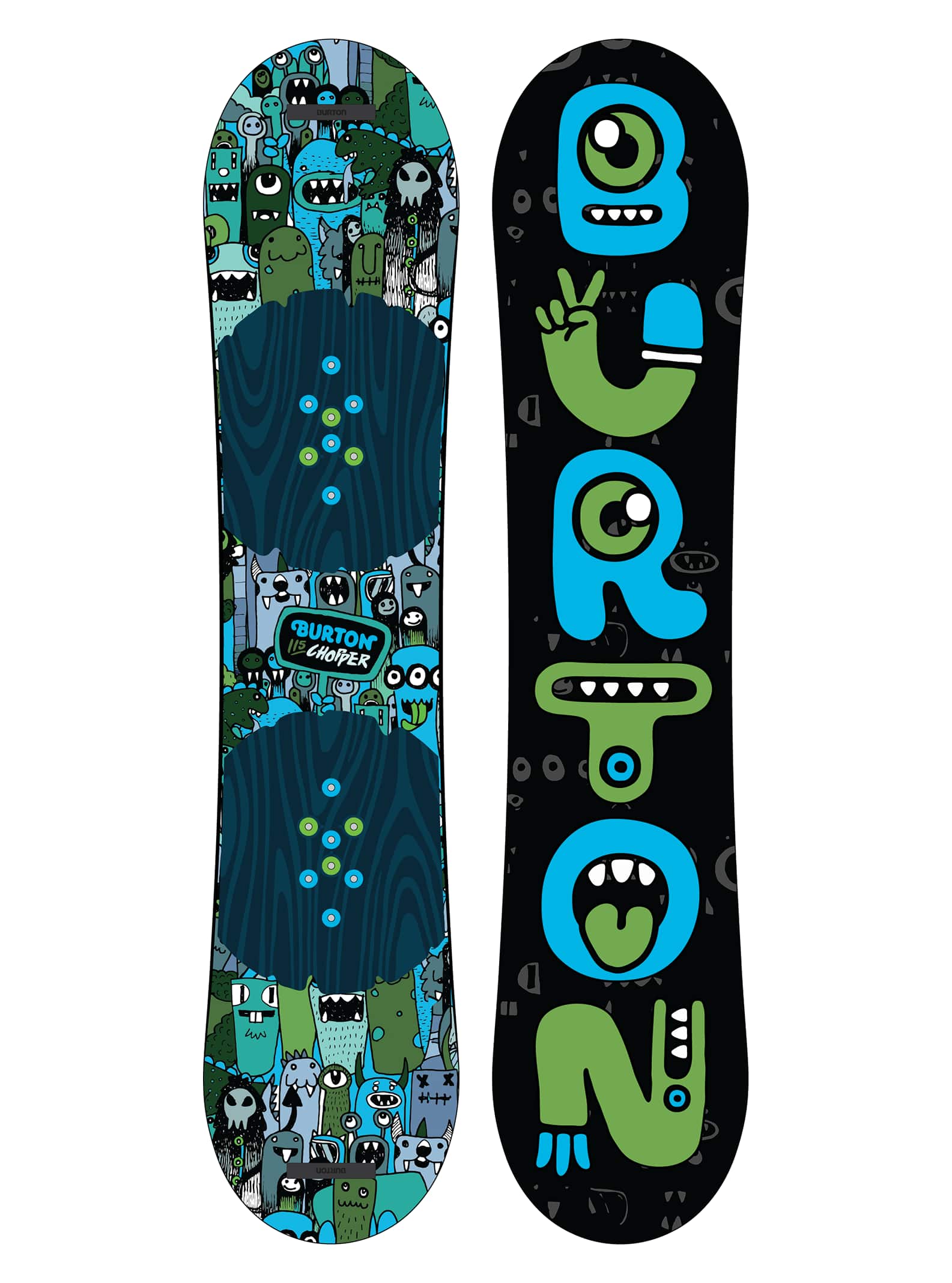 Burton - Snowboard Chopper Flat Top garçon, 115