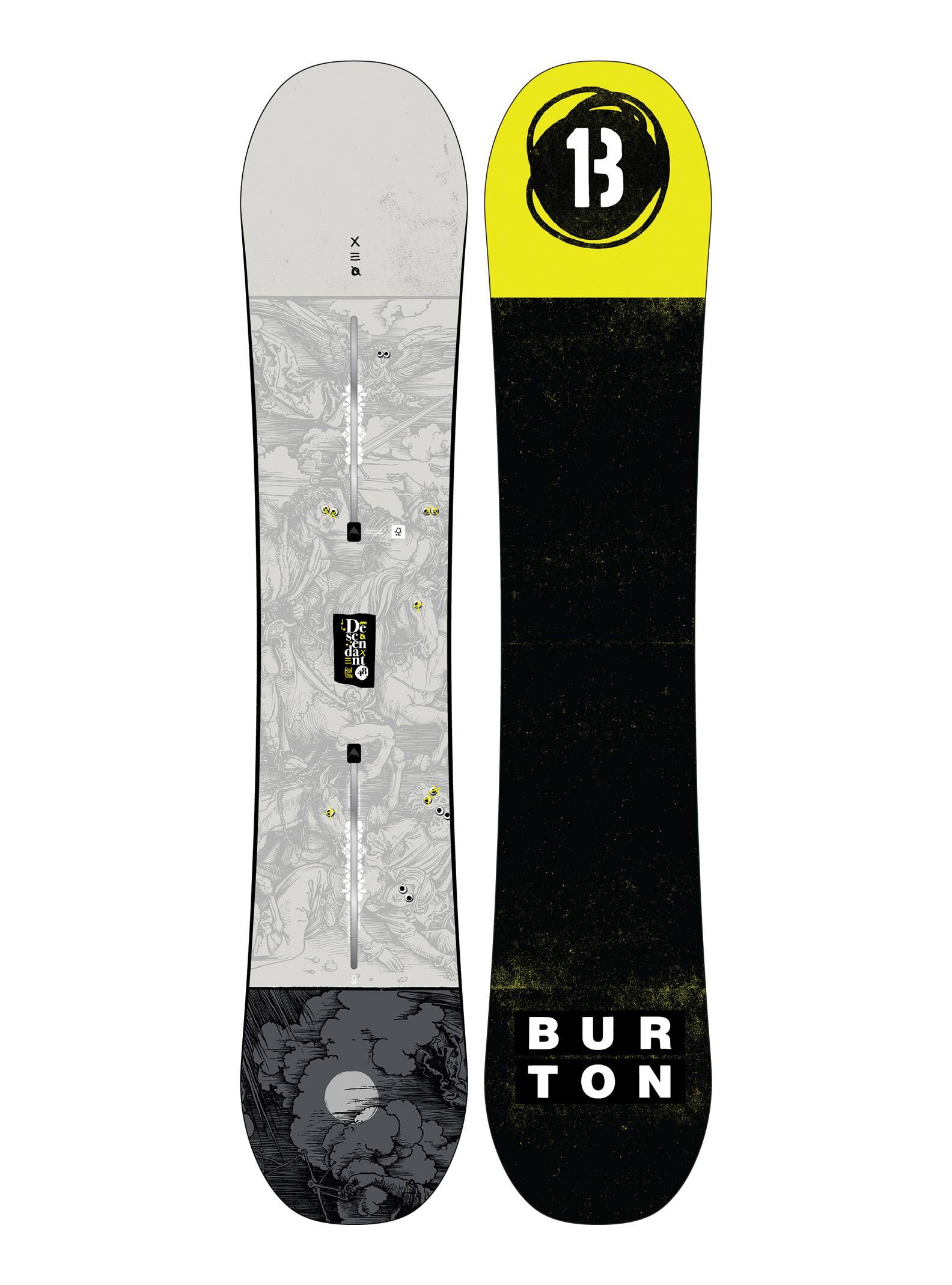 Burton – Snowboard à cambre Descendant homme, 148