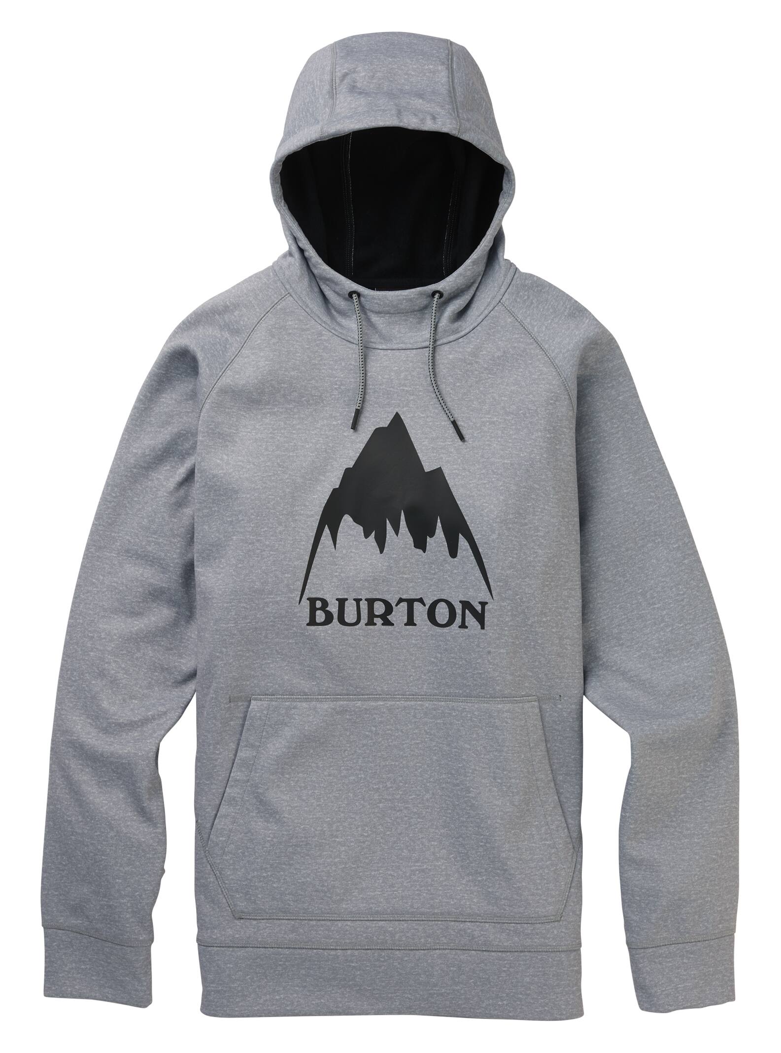 Burton - Sweat à capuche et coutures collées Crown homme, Gray Heather, XS