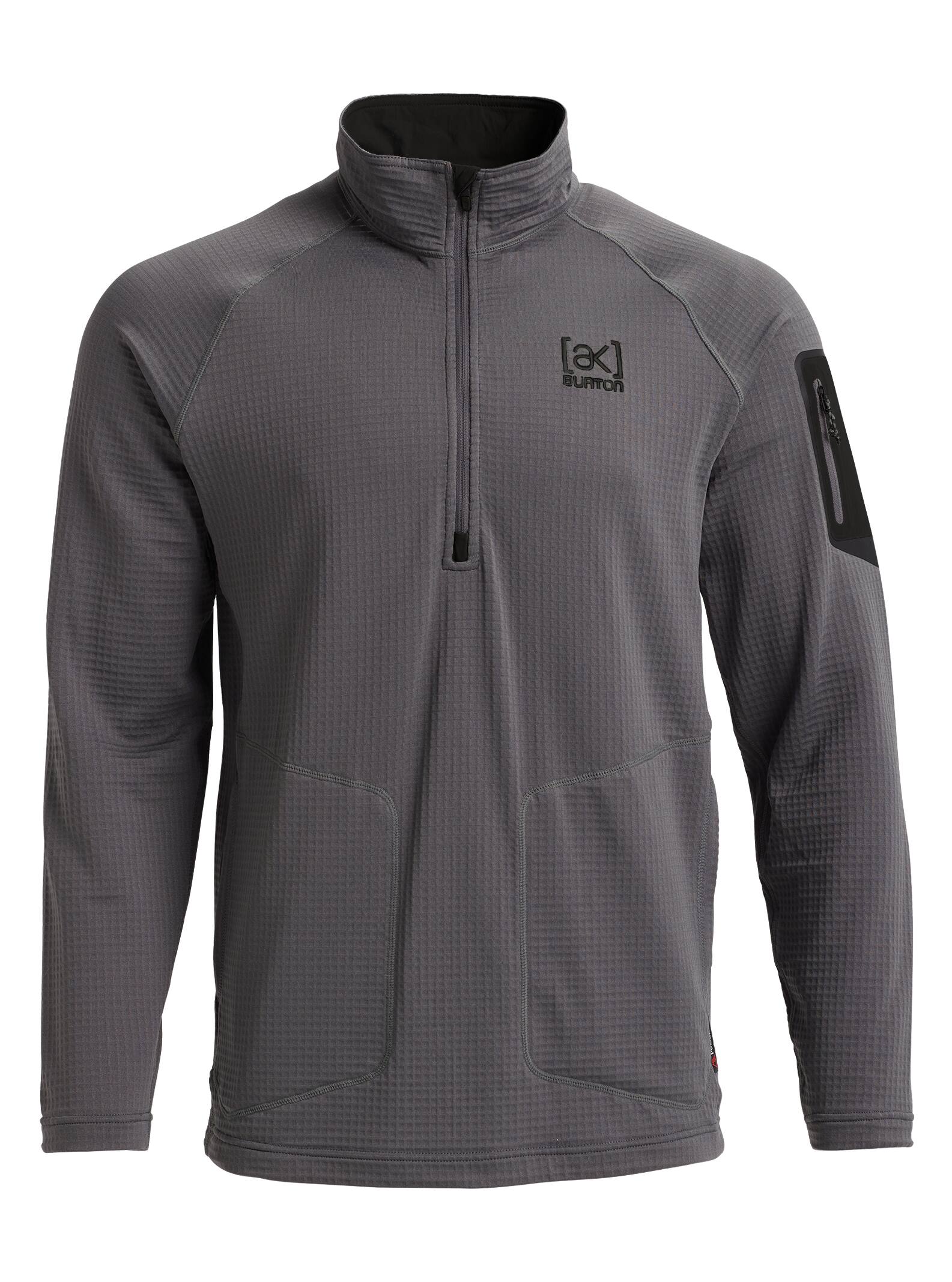 Burton  - Pull polaire semi-zippé [ak] à carreaux, Castlerock, M