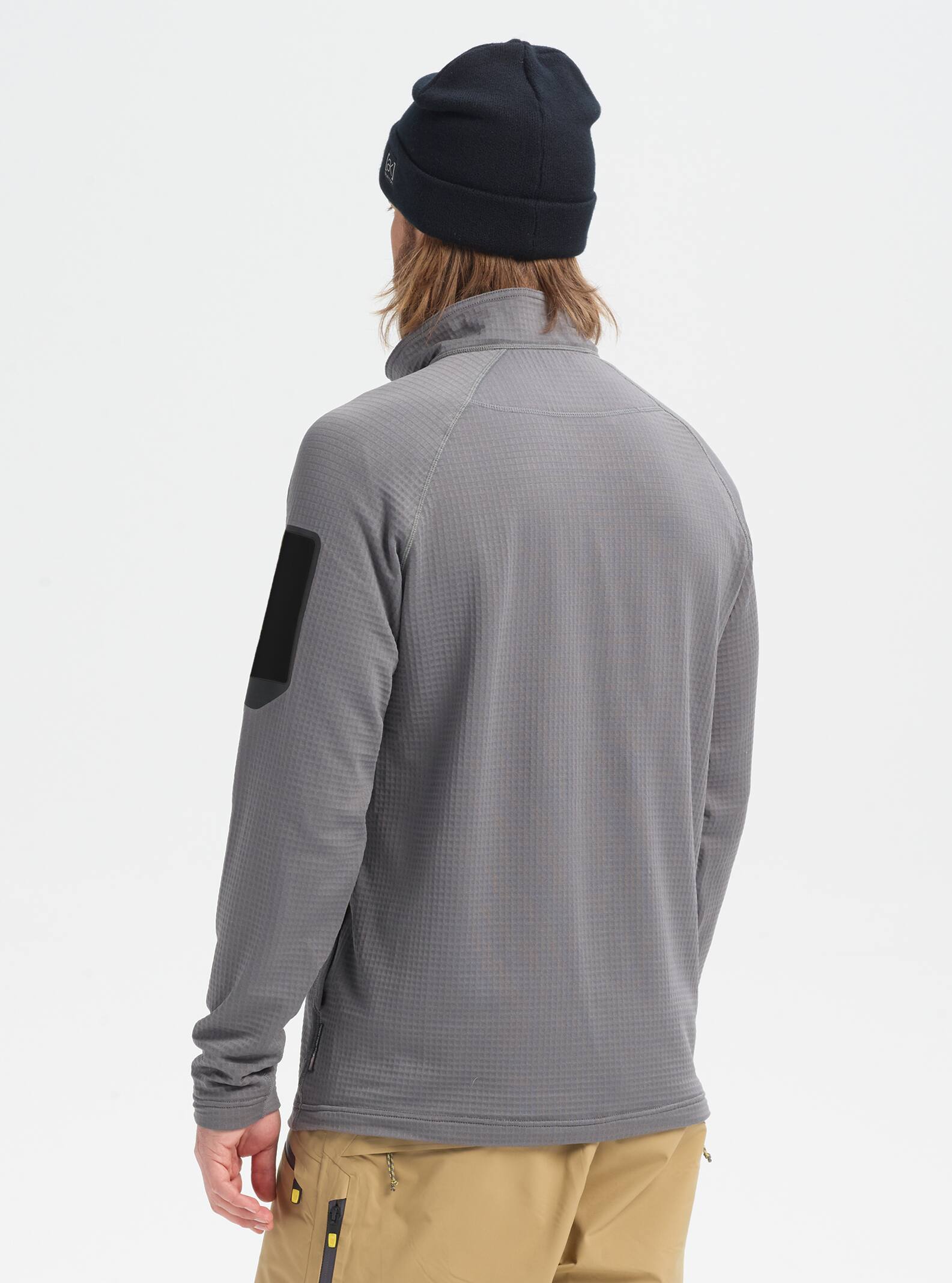 Men's Burton [ak] Grid Fleece Half-Zip Pullover | Burton.com 