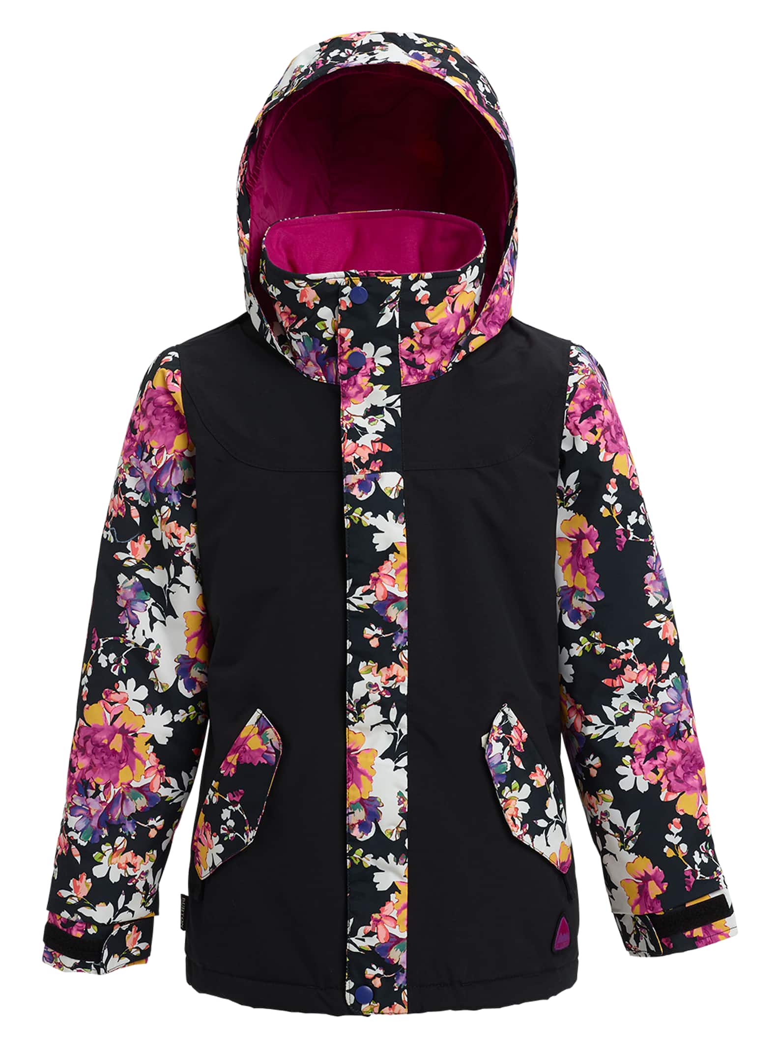 Burton - Veste Elodie fille, True Black / Secret Garden, XL