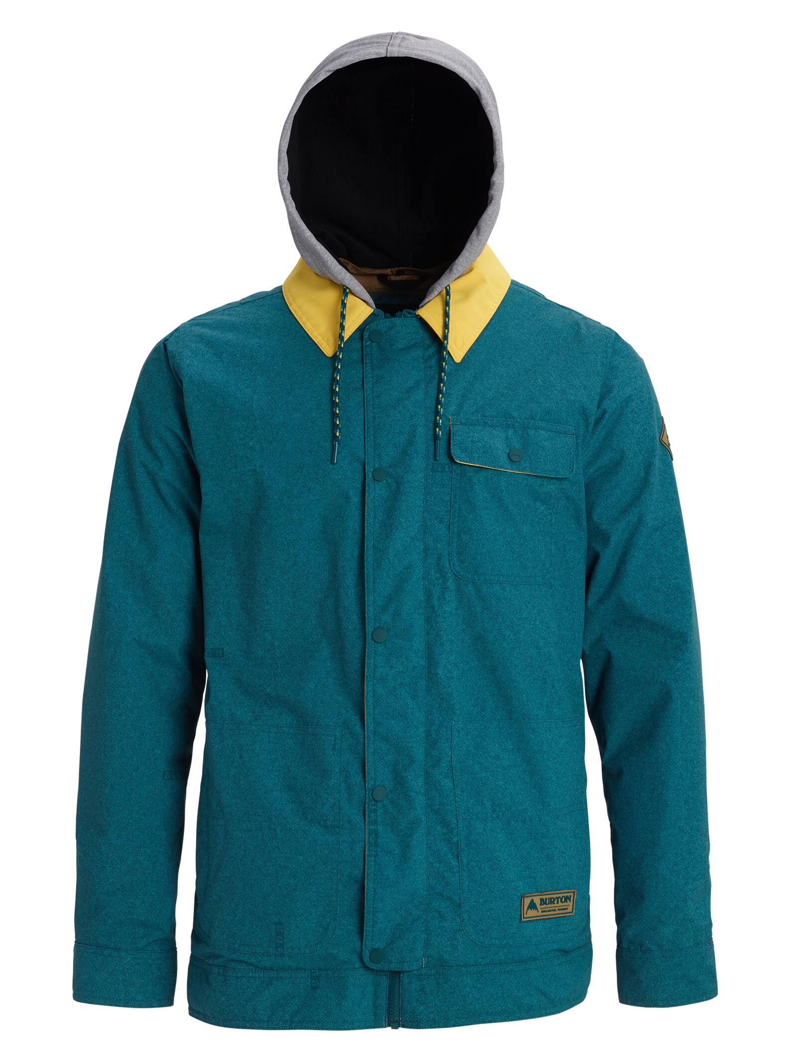 Burton - Veste Dunmore homme, Deep Teal Acid Wash, S