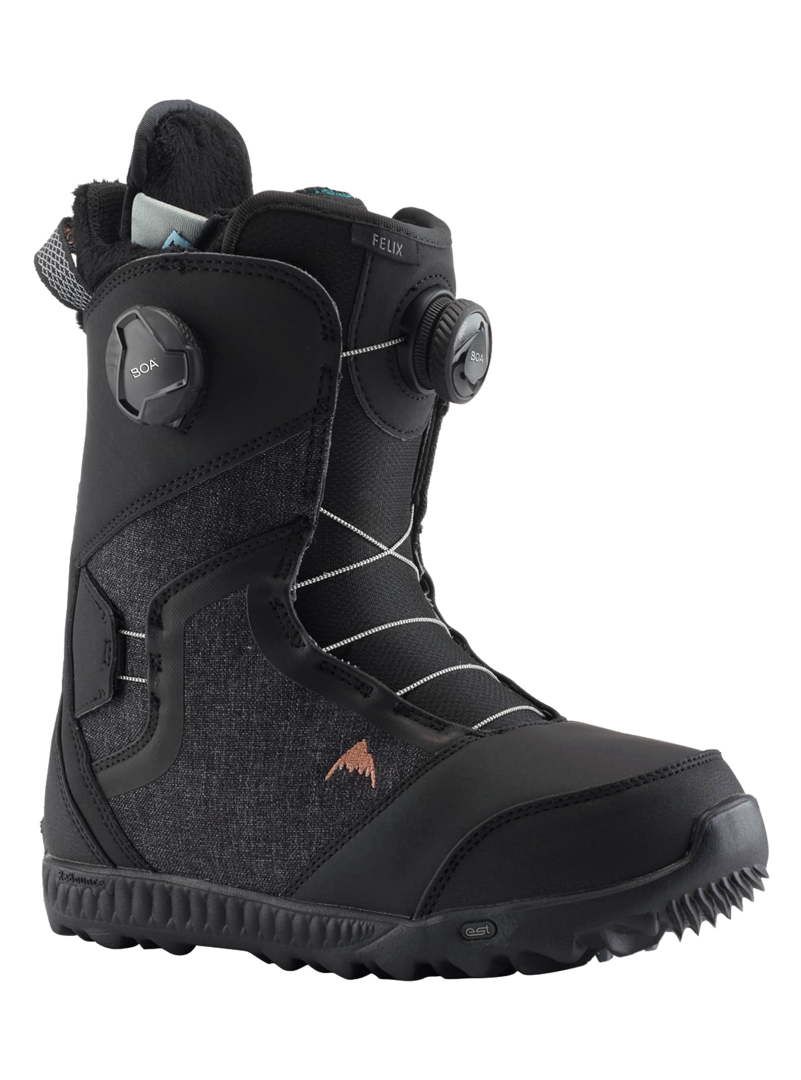 Burton - Boots de snowboard Felix Boa® femme, Black, 8.5