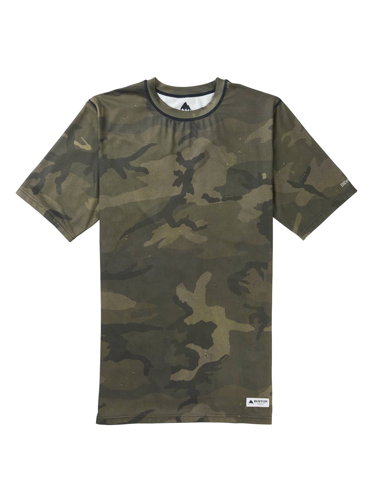 Burton - T-shirt de sous-vêtements léger homme, Worn Camo, L