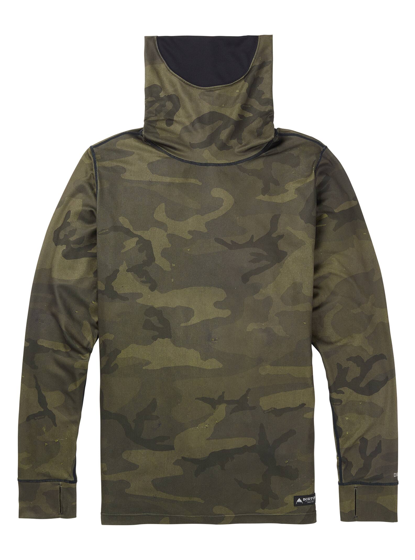 Burton – Sweat à col montant sous-vêtement semi-épais homme, Worn Camo, L