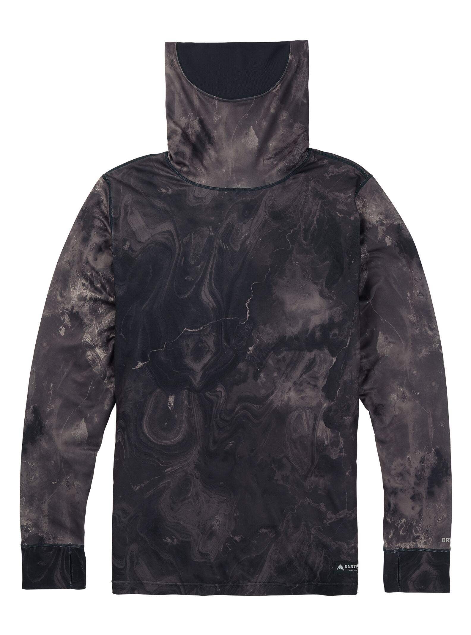 Burton – Sweat à col montant sous-vêtement semi-épais homme, Marble Galaxy, XS