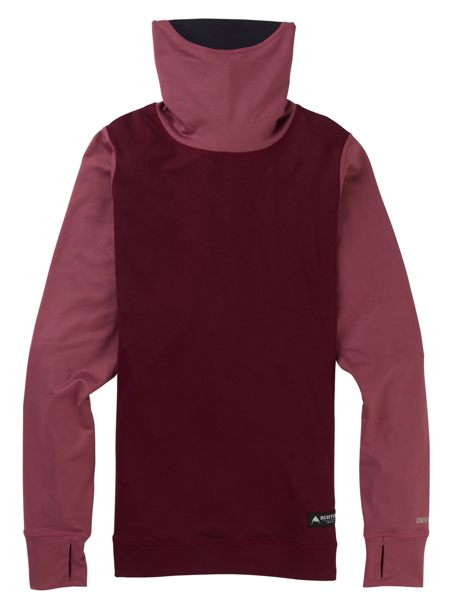 Burton - Chemise à col montant sous-vêtement intermédiaire femme, Rose Brown / Port Royal, L