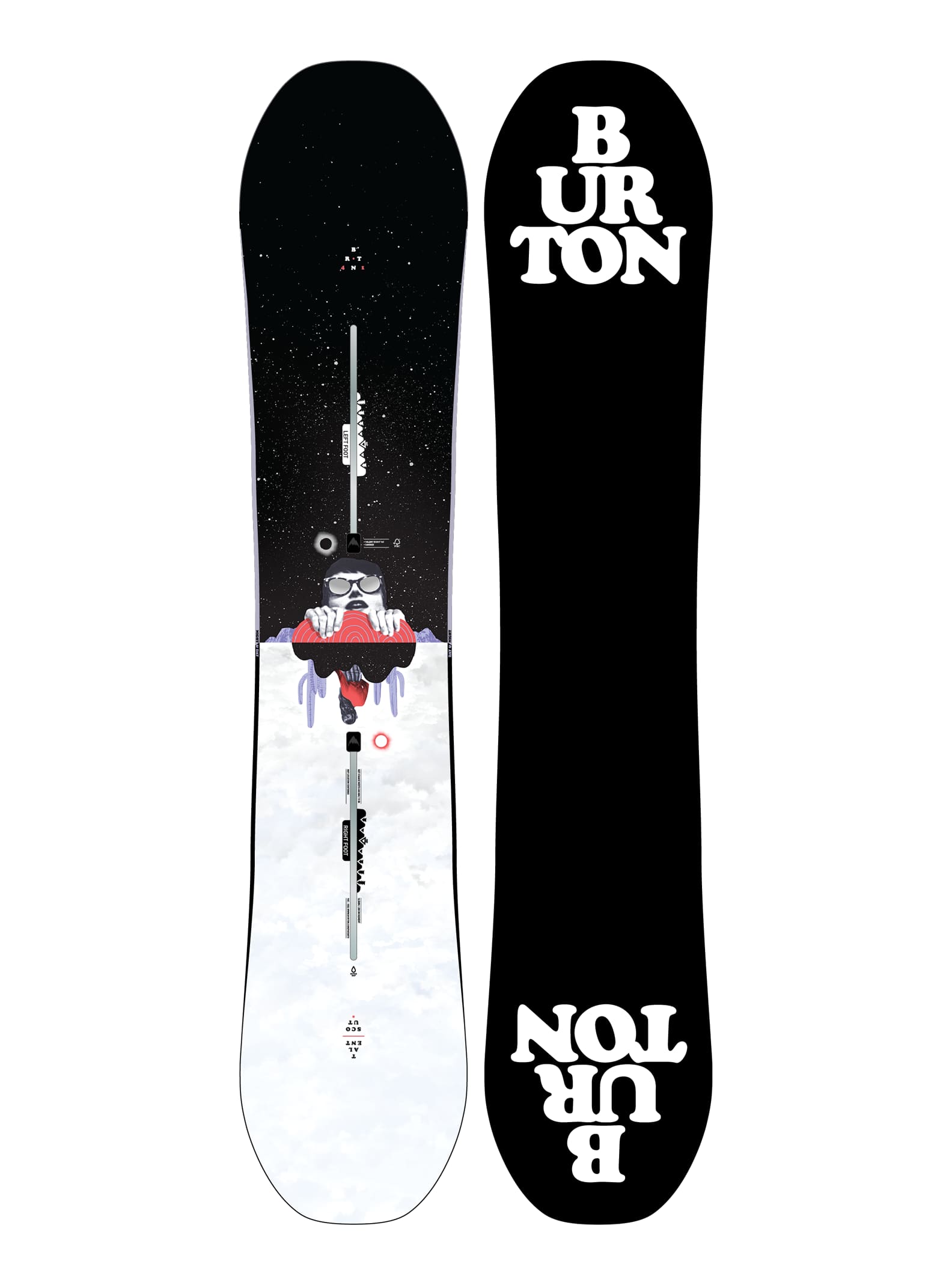 Burton  - Snowboard Talent à cambre Scout femme, 141