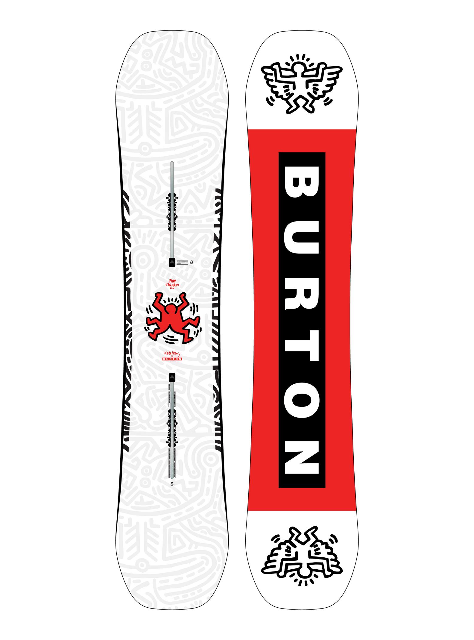 Burton – Snowboard à cambre Free Thinker homme, 1321910500057W, 57W