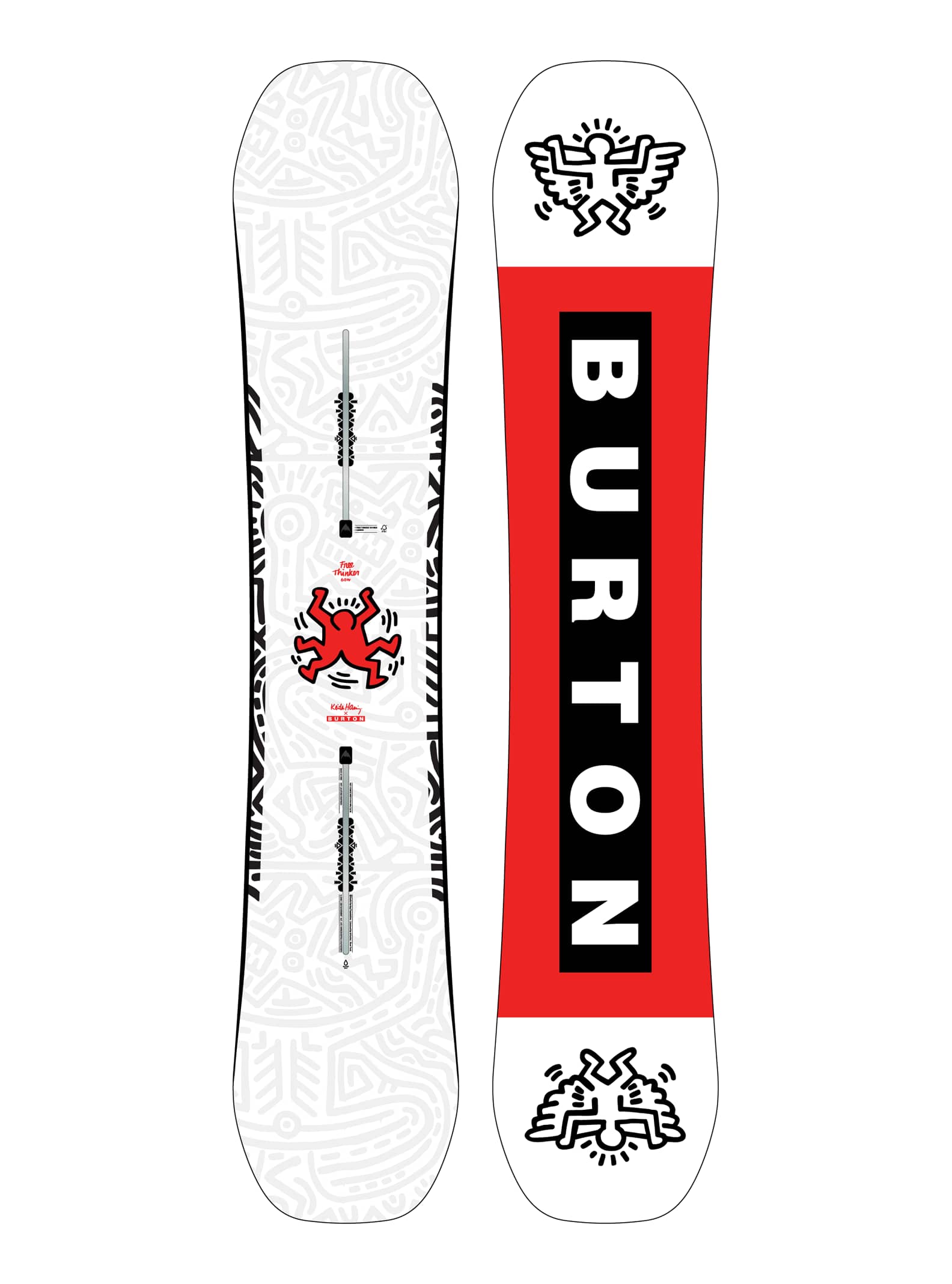 Burton – Snowboard à cambre Free Thinker homme, 1321910500060W, 60W