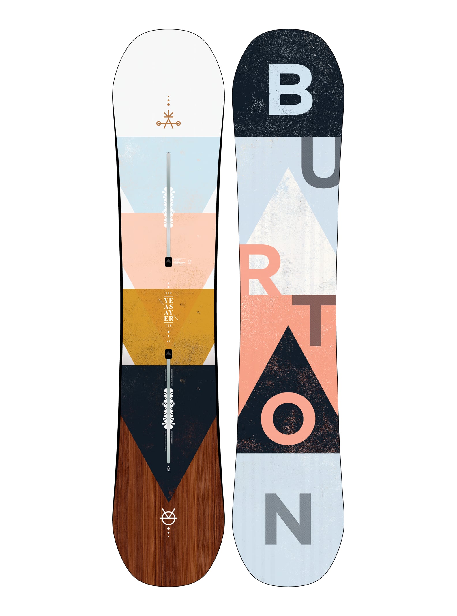 Burton Yeasayer Damen Snowboard Twin Freestyle Freeride Flat Top 2020-2021 New 