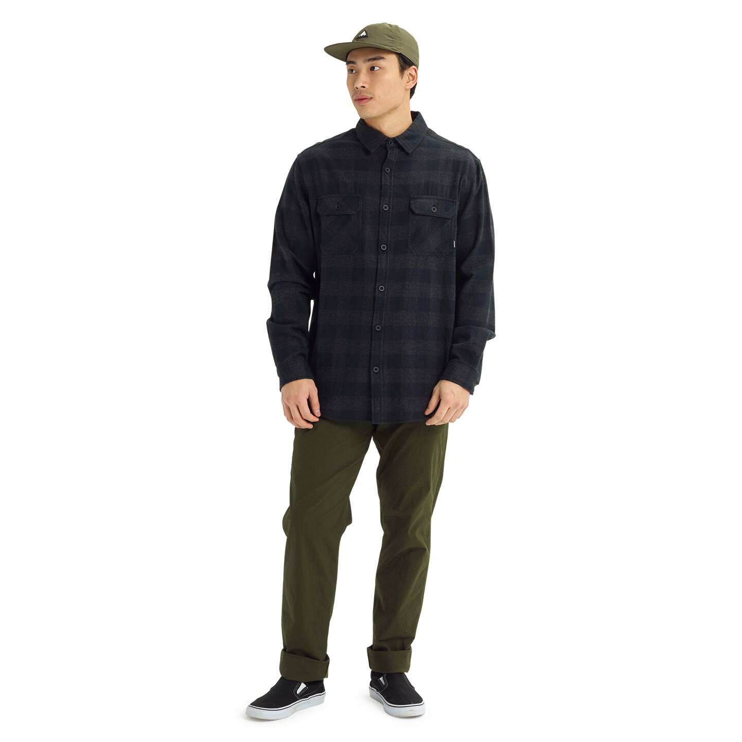 men's burton brighton tech insulated flannel