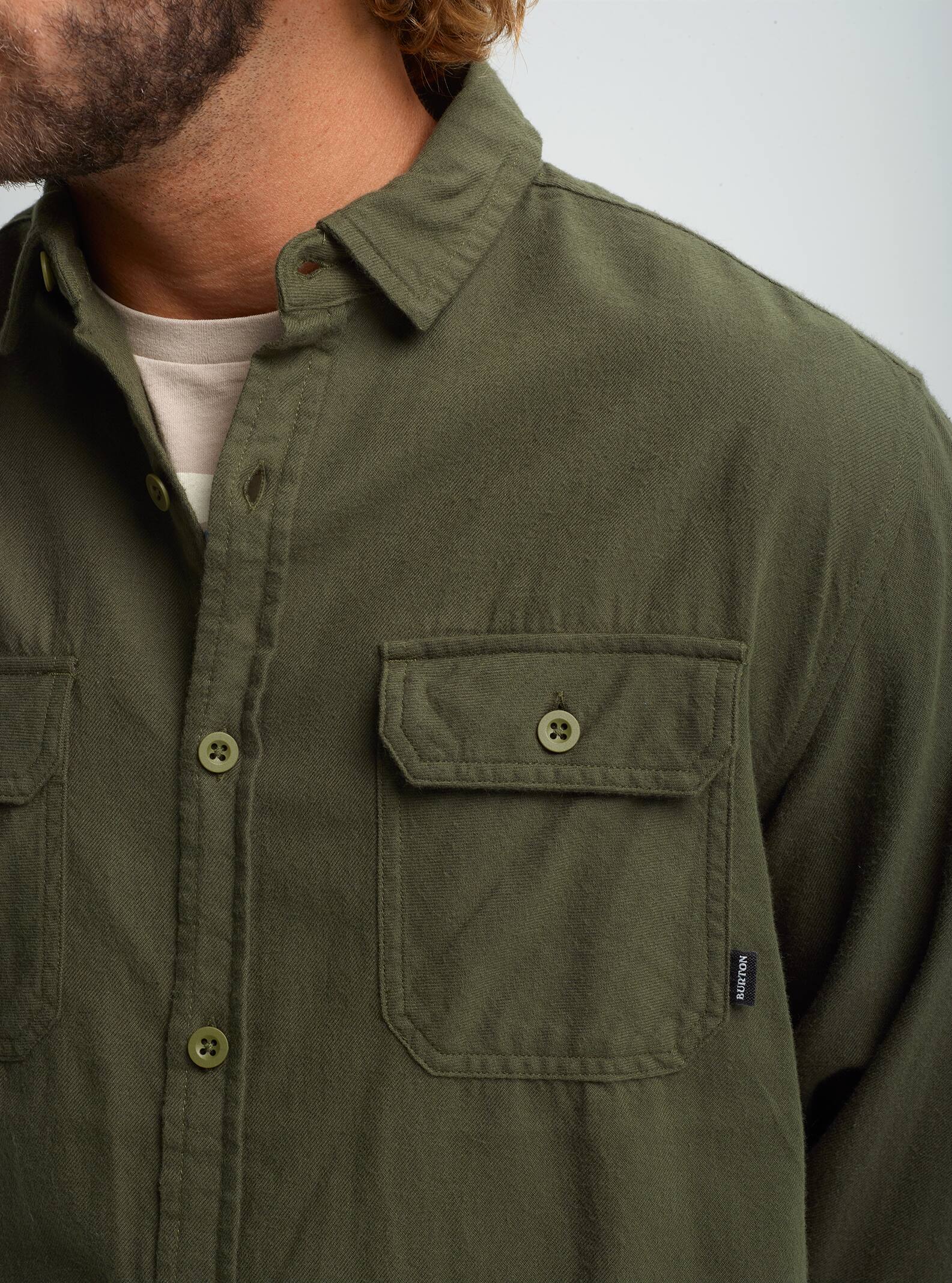 men's burton brighton tech insulated flannel