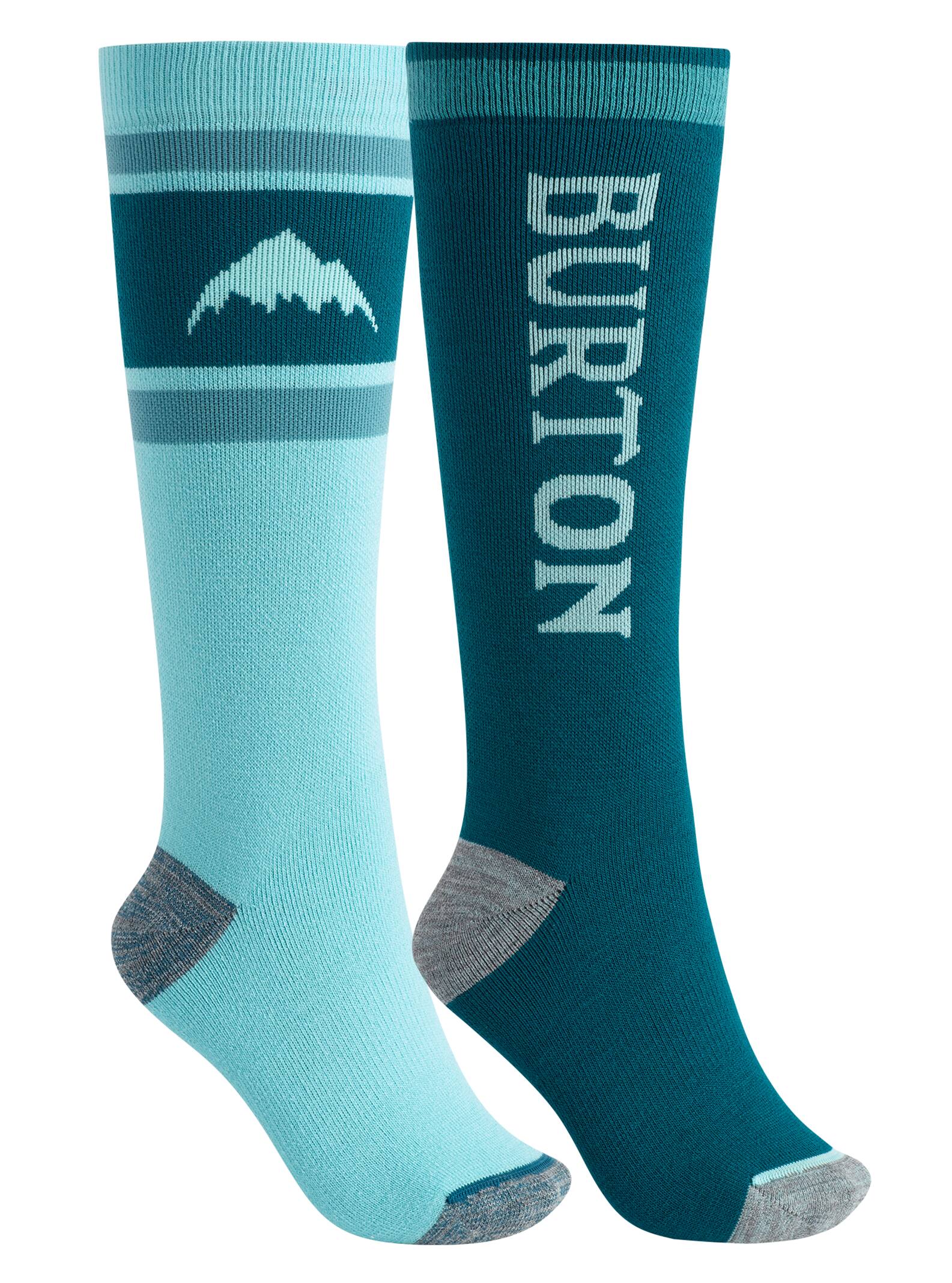 Burton - Lot de 2 paires de chaussettes Weekend intermédiaires femme, Blue Cura?ao, ML