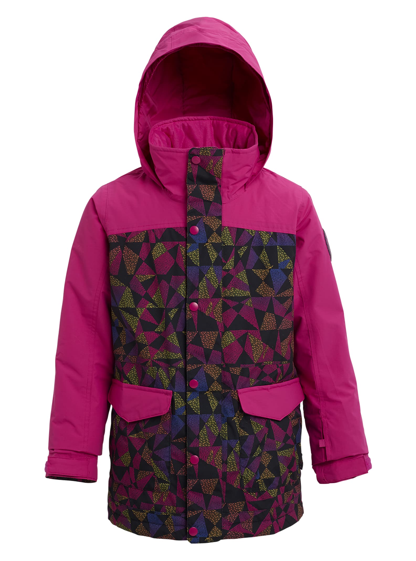 Burton - Veste Elstar fille, Fuchsia / True Black Morse Geo, S