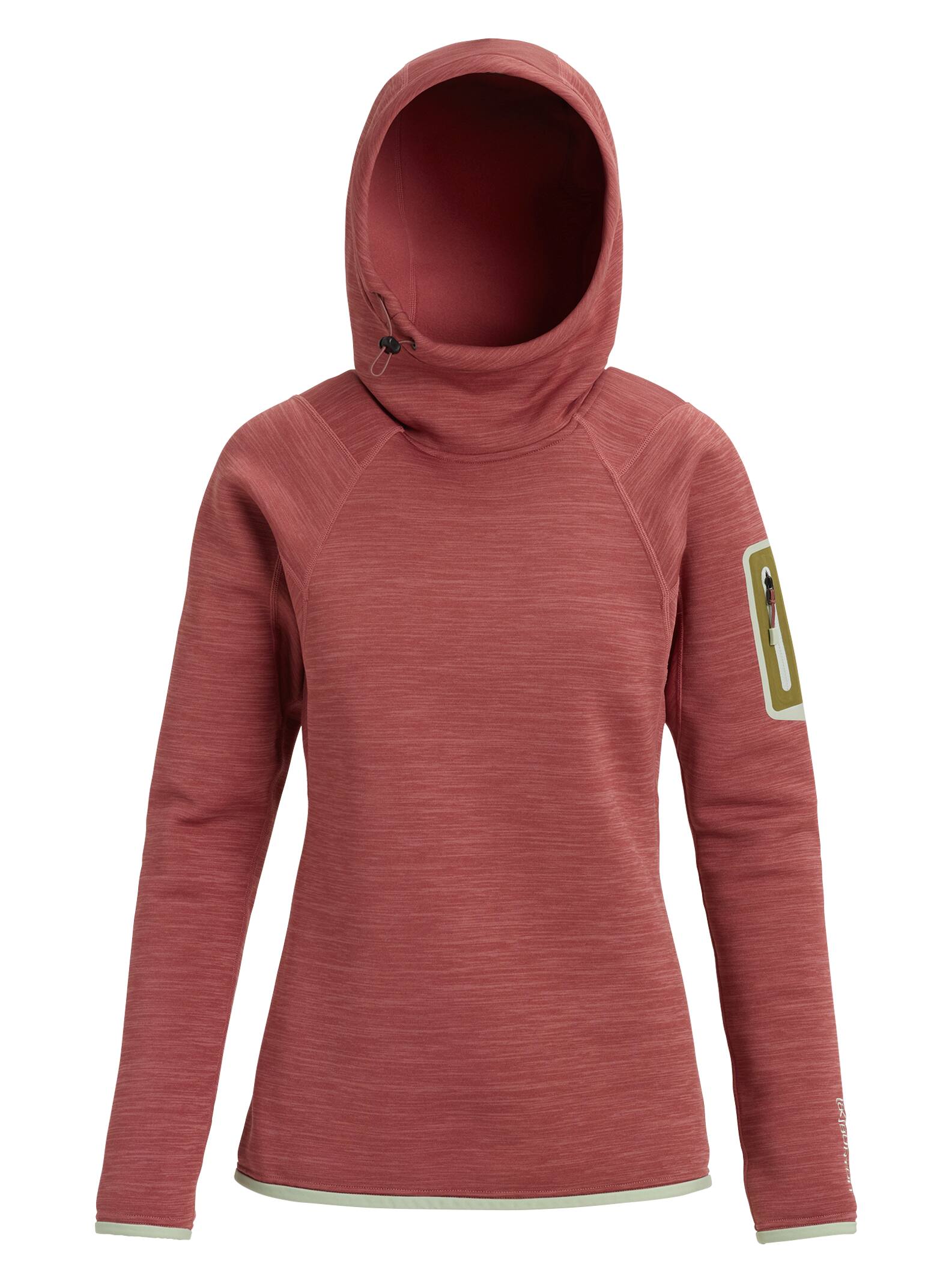Burton - Sweat à capuche en polaire [ak] Turbine femme, Rose Brown Heather, L