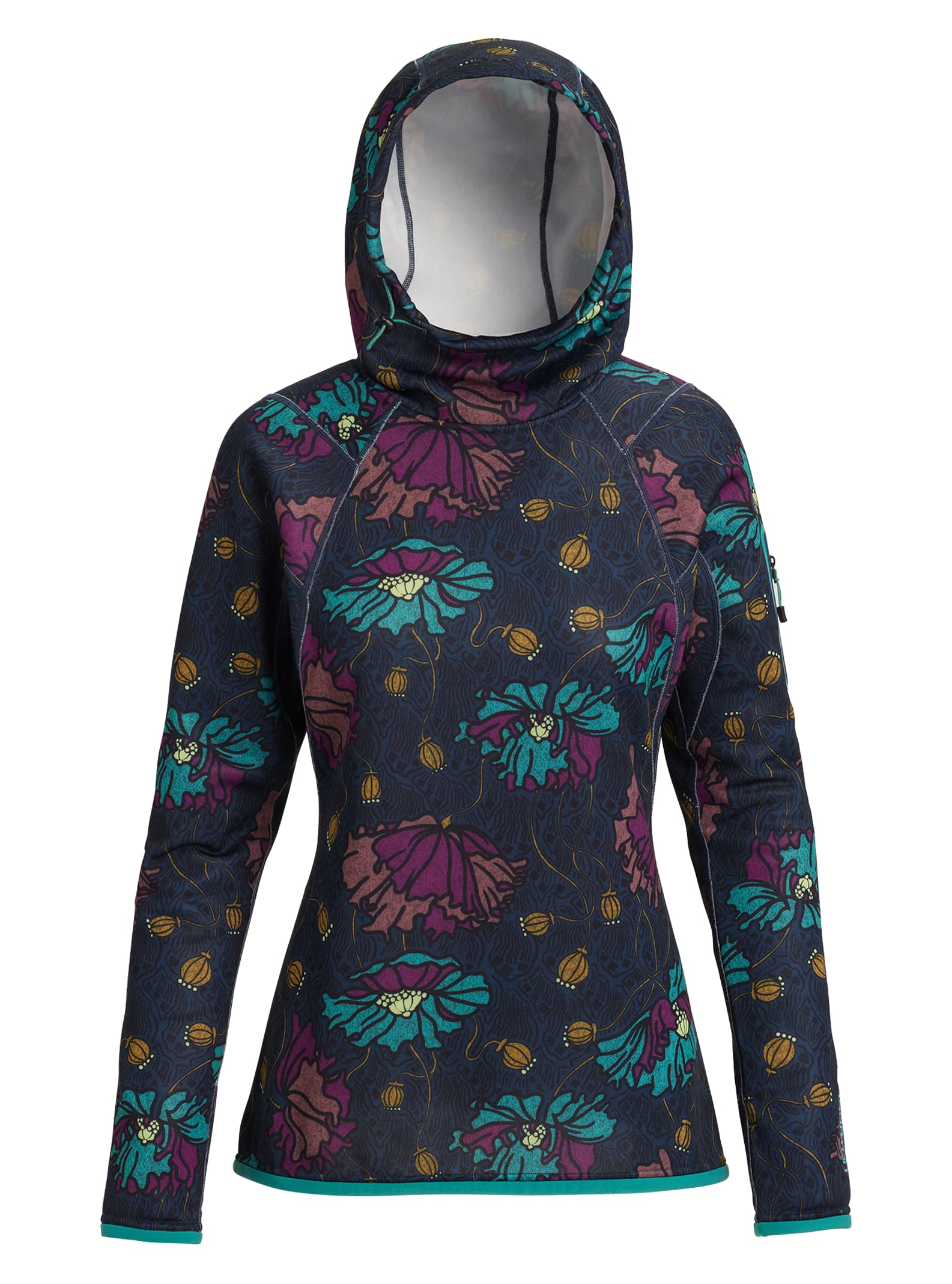 Burton - Sweat à capuche en polaire [ak] Turbine femme, Bona Flora, L