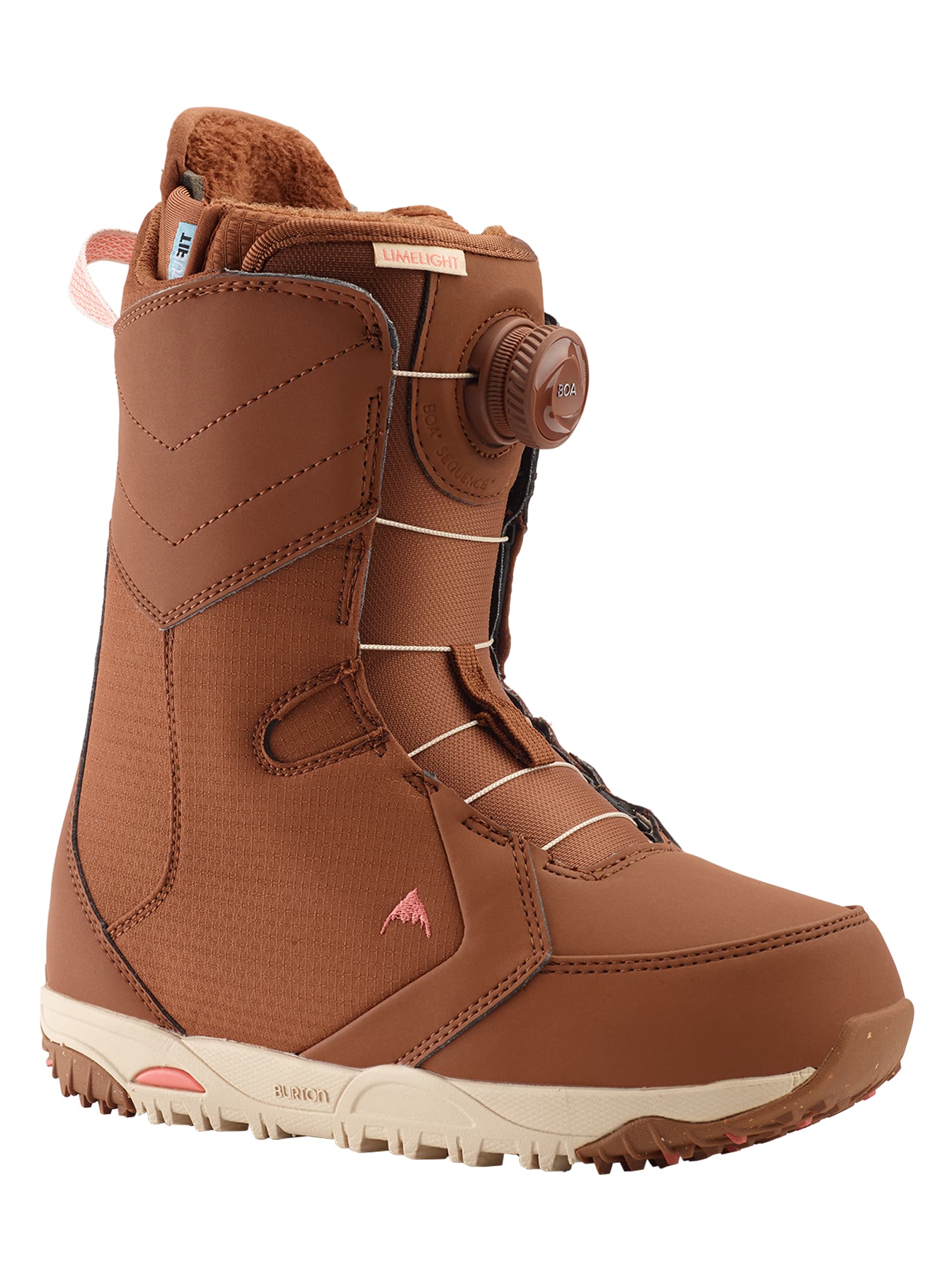 Burton - Boots de snowboard Limelight Boa® femme, Brown Sugar, 10