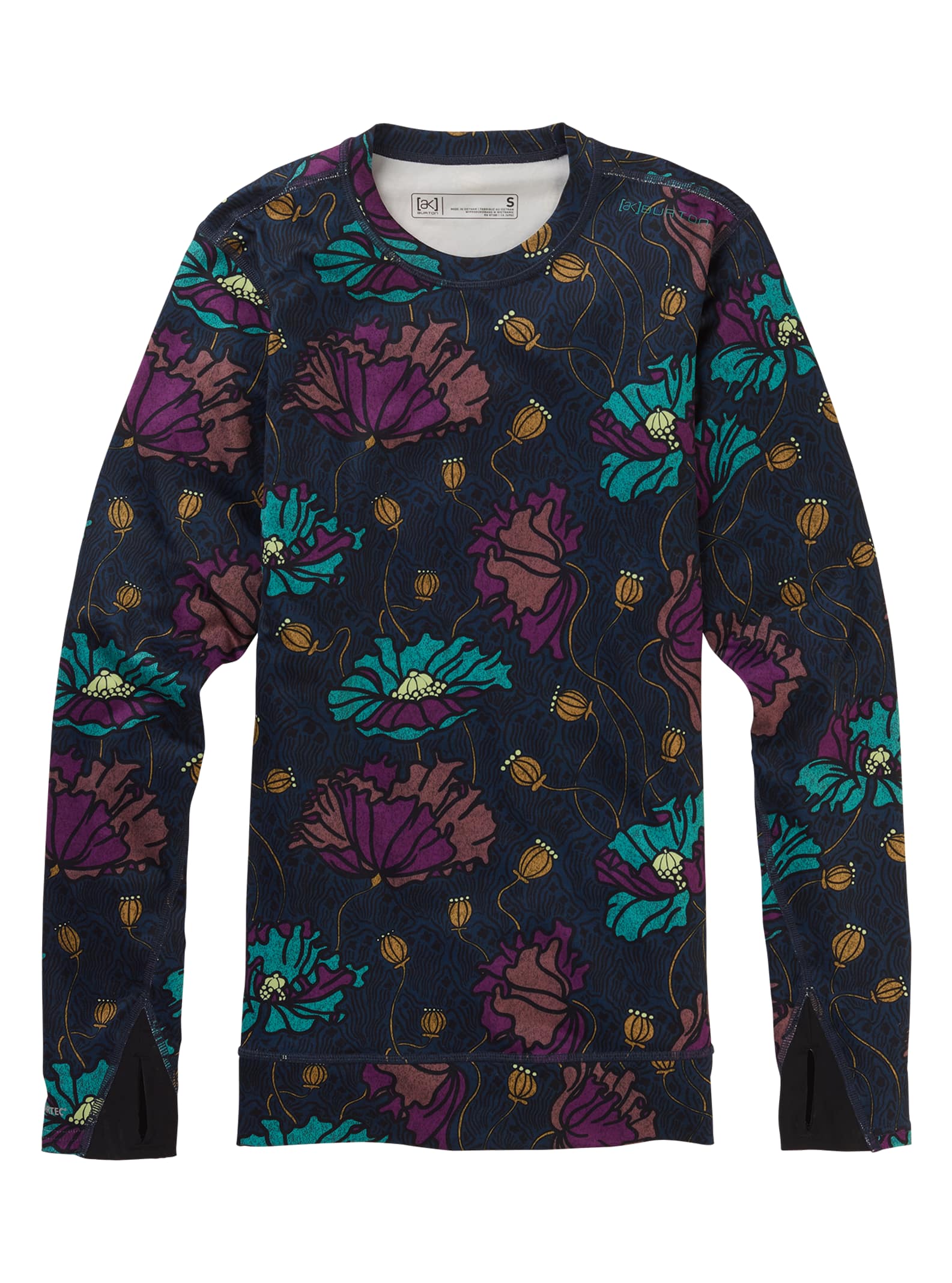 Burton  - Ras du cou sous-vêtement [ak] Power Stretch® femme, Bona Flora, L