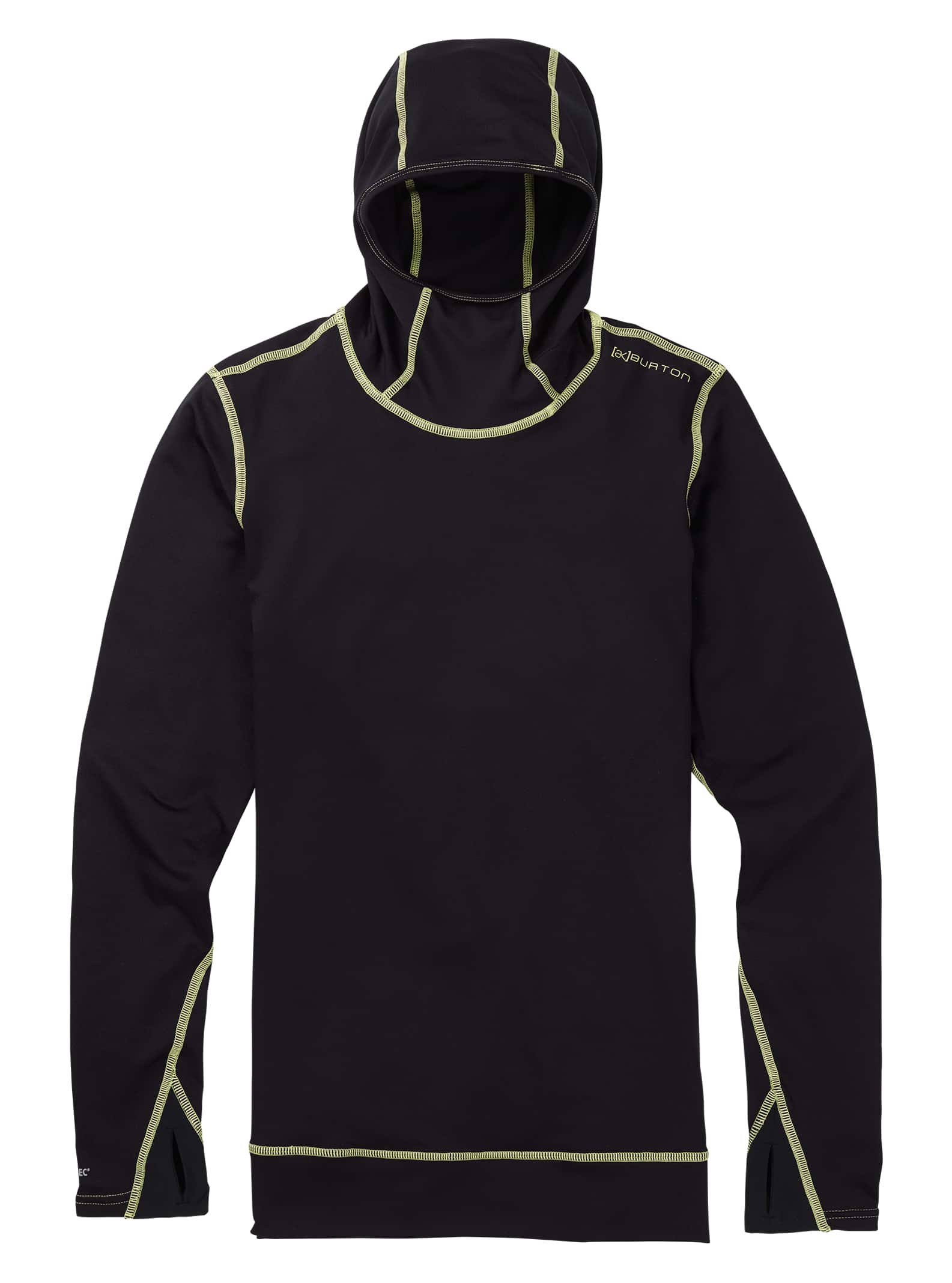 Burton  - Sweat à capuche sous-vêtement [ak] Power Stretch® femme, True Black, L