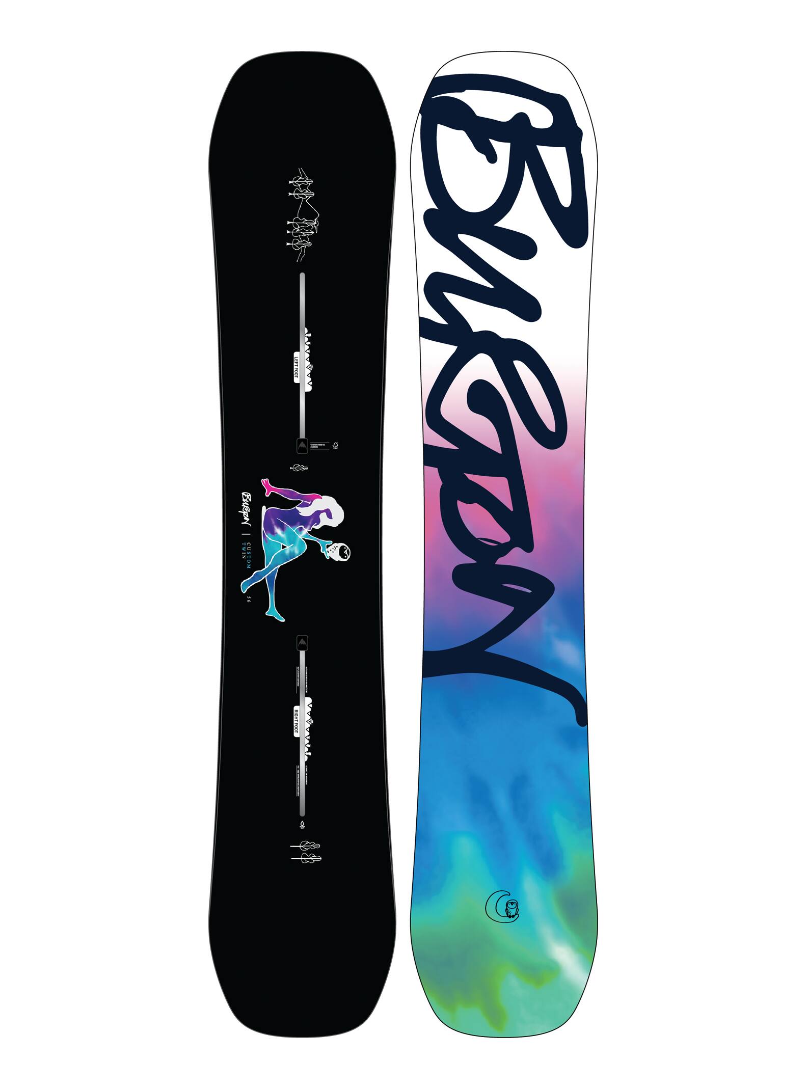 Burton – Snowboard Custom Twin désaxé homme, 156
