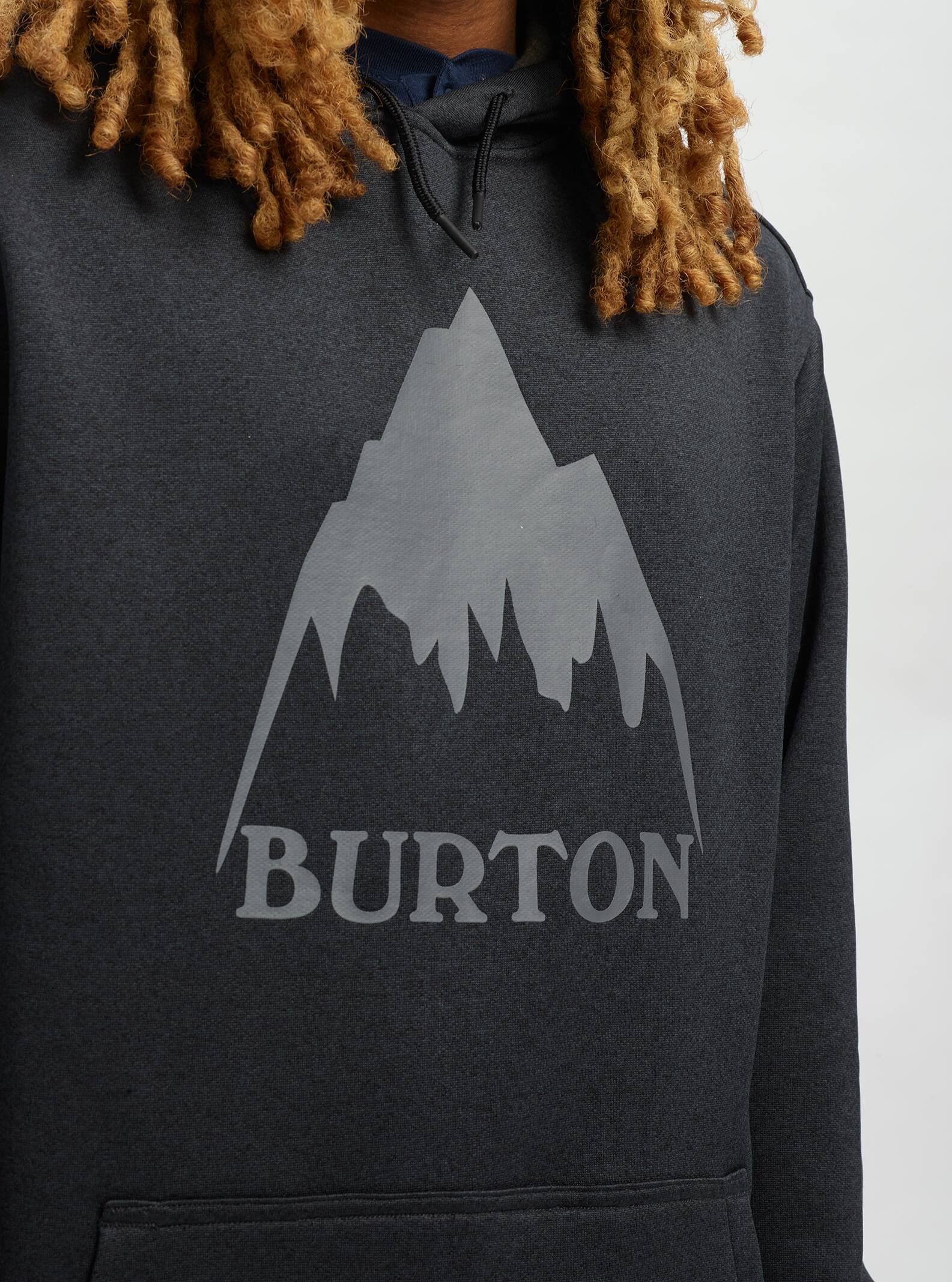 burton men's oak pullover moletom com capuz