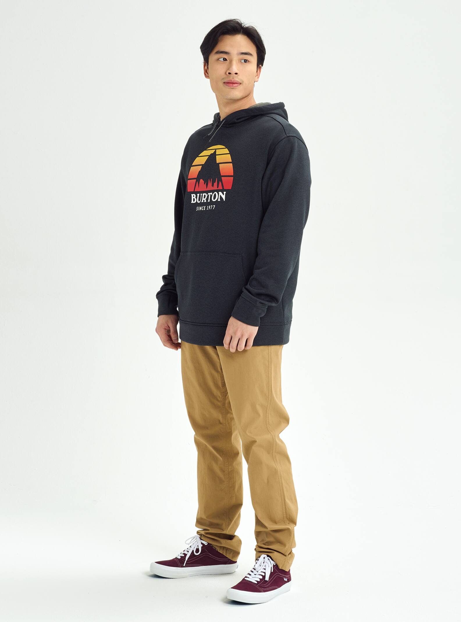 men's burton oak pullover hoodie