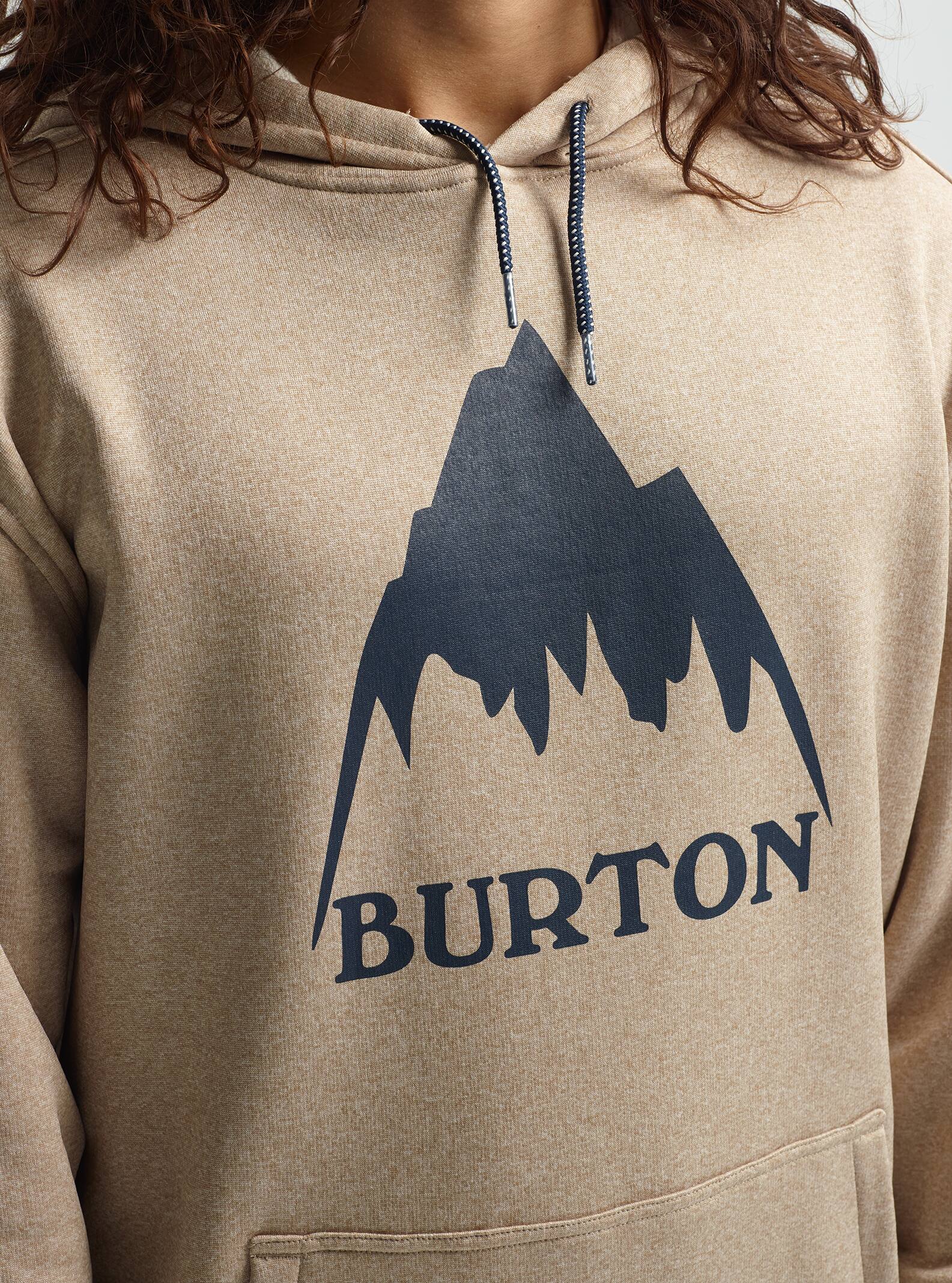 burton men's oak pullover moletom com capuz