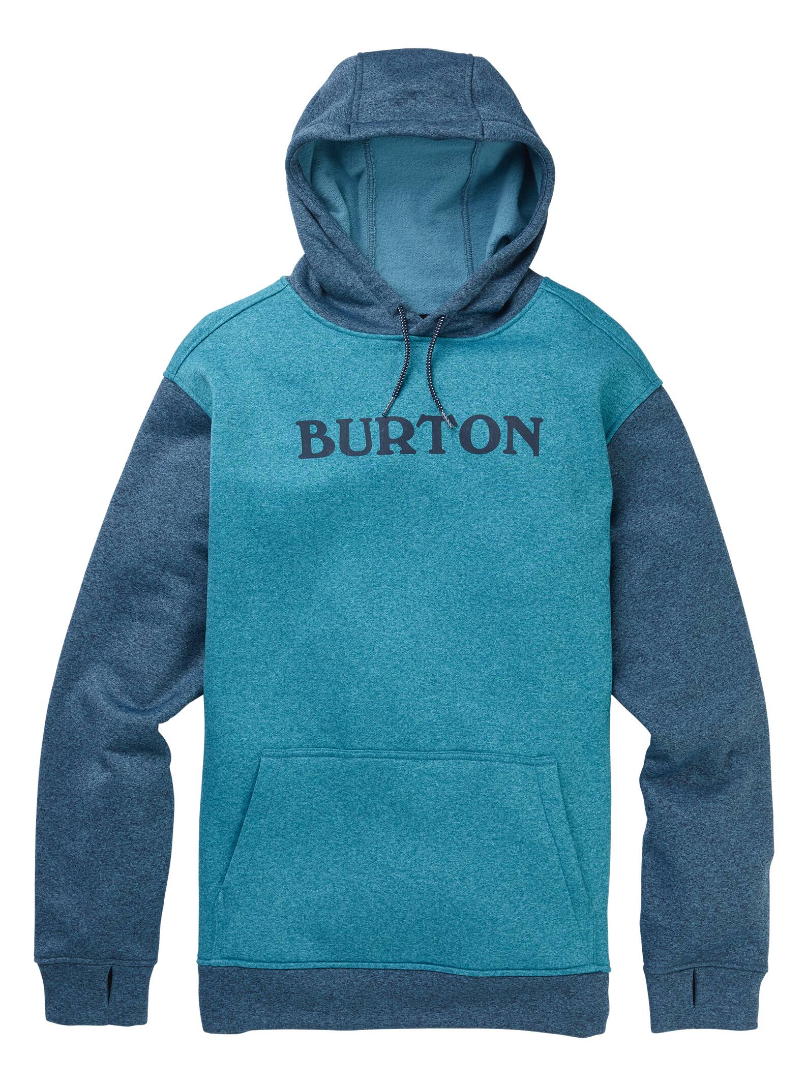 Burton – Pull à capuche Oak homme, Blue Cura?ao Heather / Storm Blue Heather, L