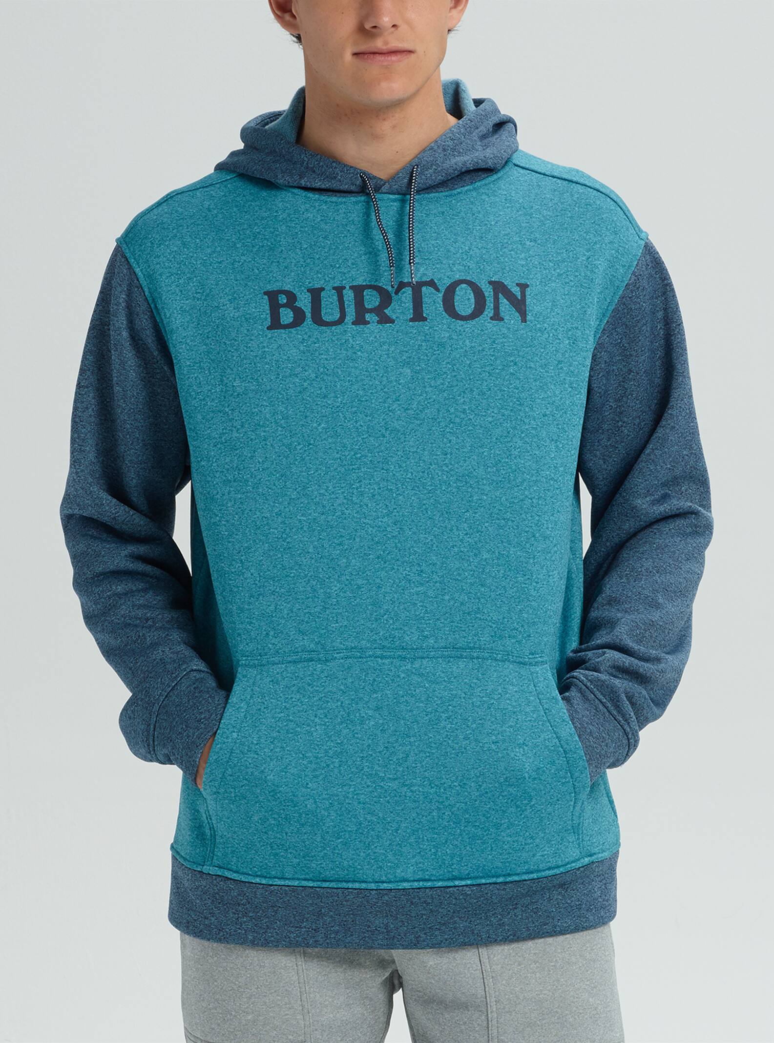 burton men's oak pullover moletom com capuz