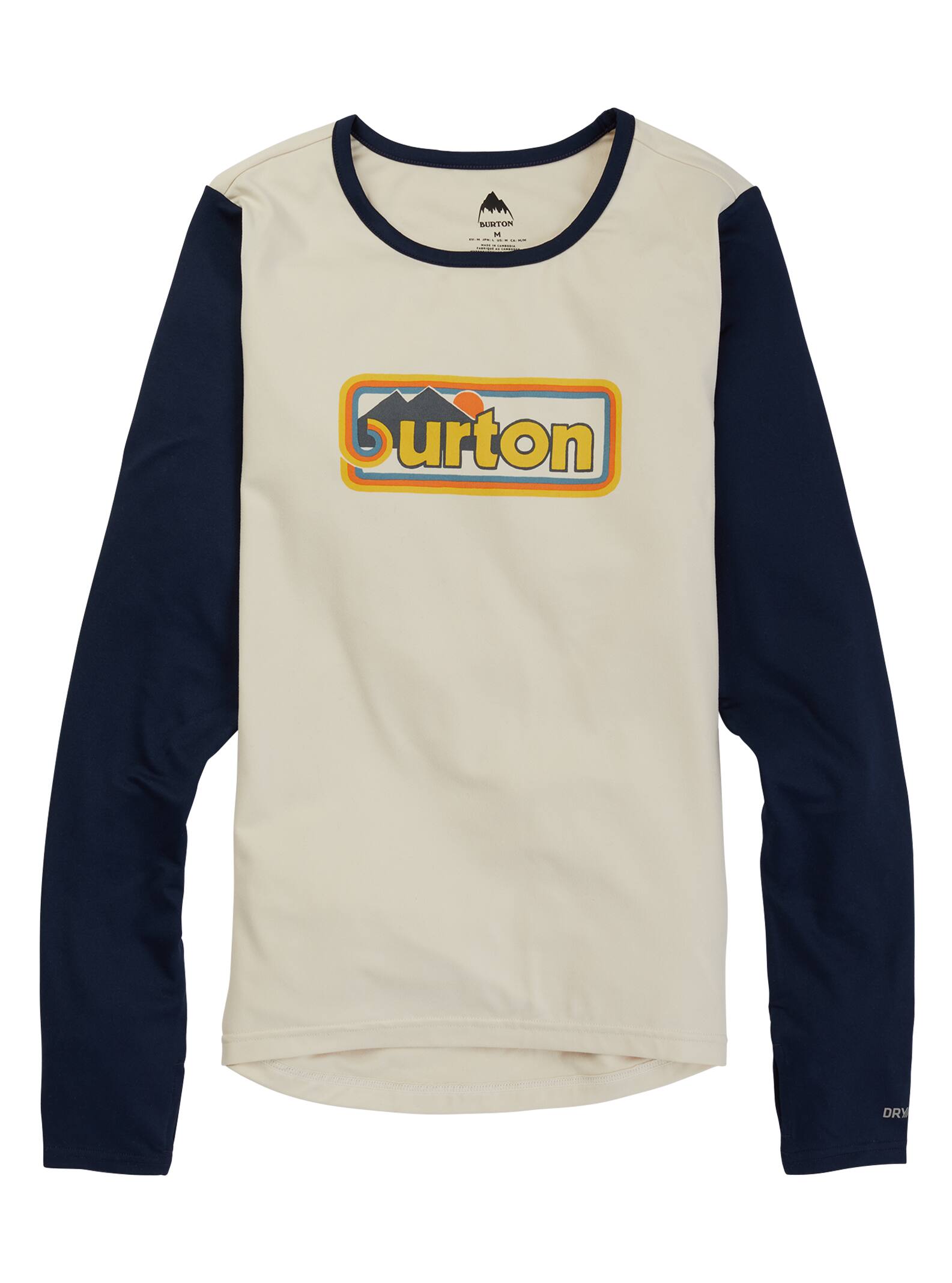 Burton  - T-shirt tech sous-vêtement femme, Almond Milk, S