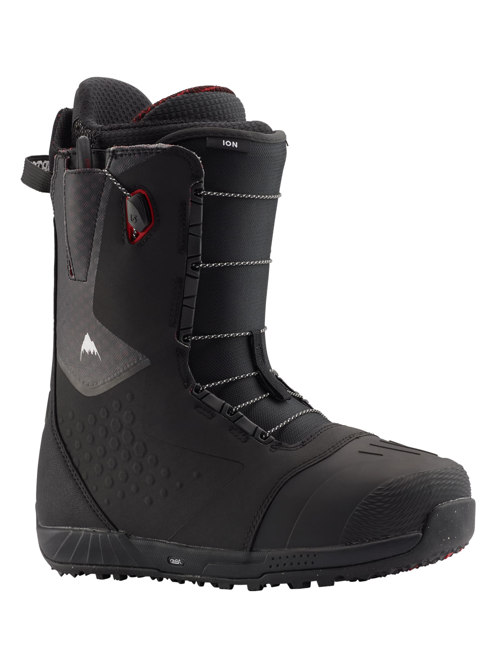 Burton - Boots de snowboard Ion homme, Black / Red, 10
