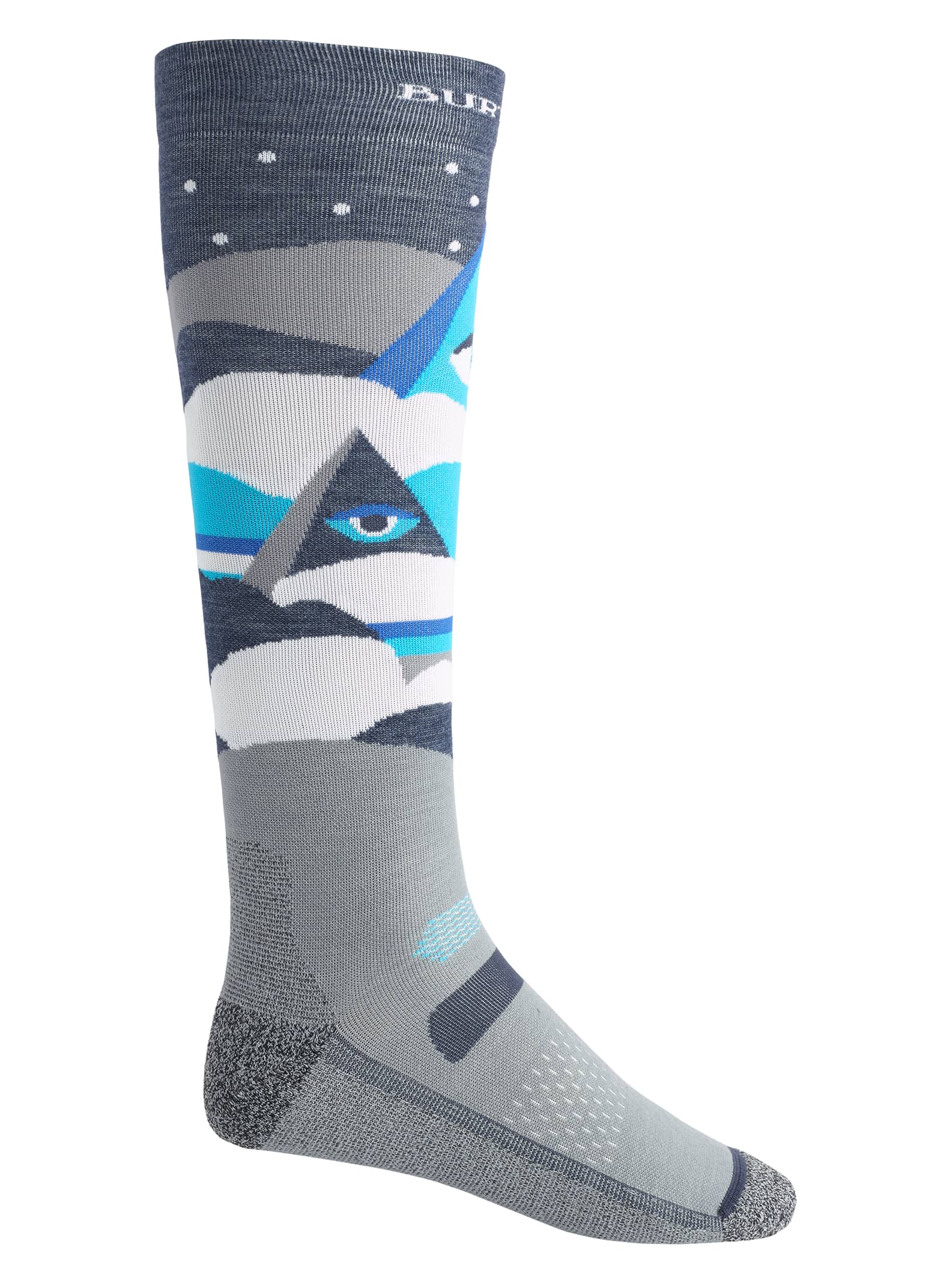 Burton - Chaussettes Performance Ultralight homme, Gray Heather, L