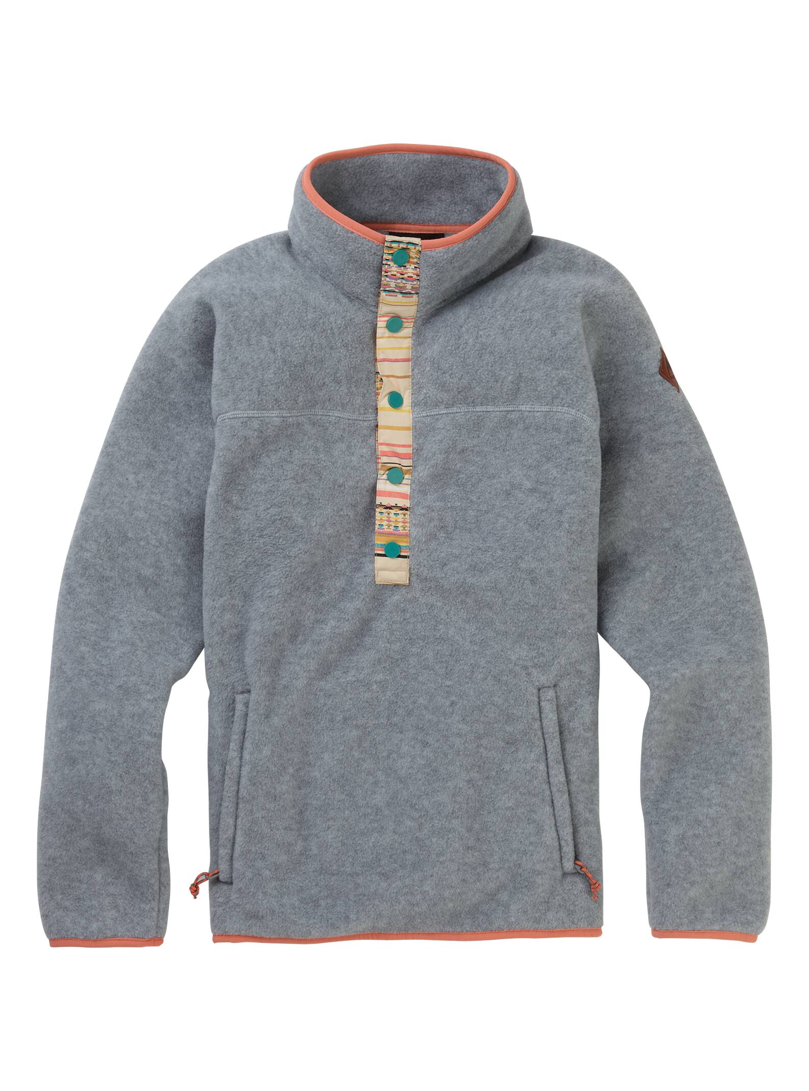 Burton - Sweat en polaire femme Hearth, Gray Heather, M