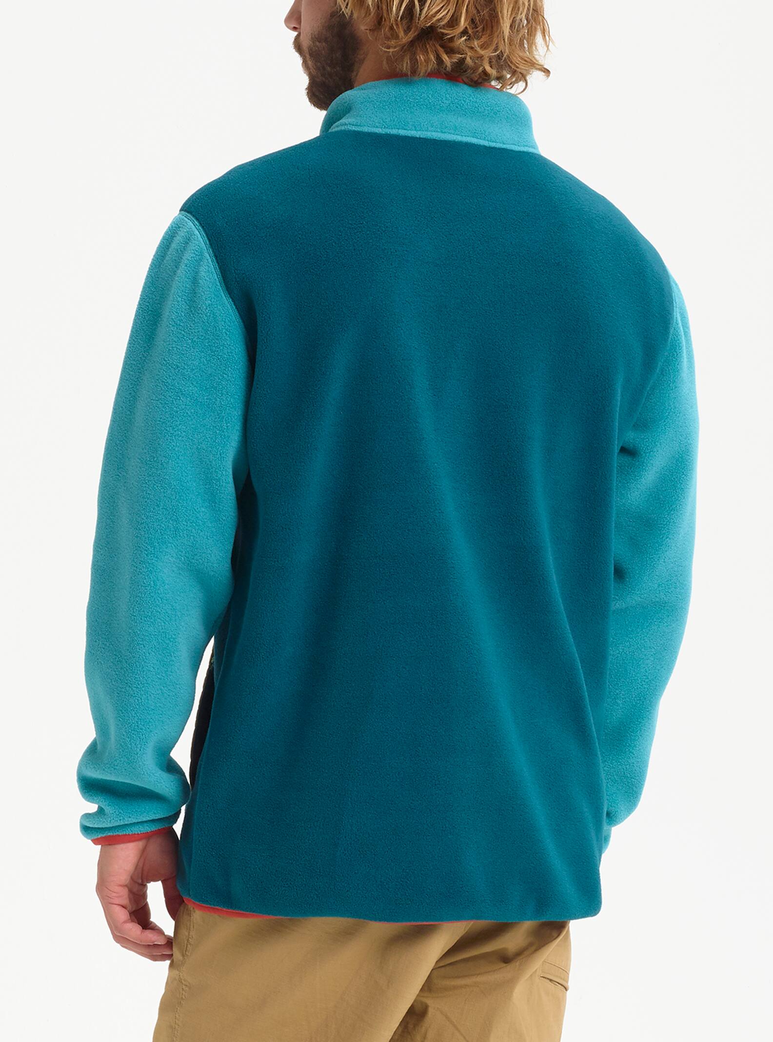 men's burton hearth fleece anorak