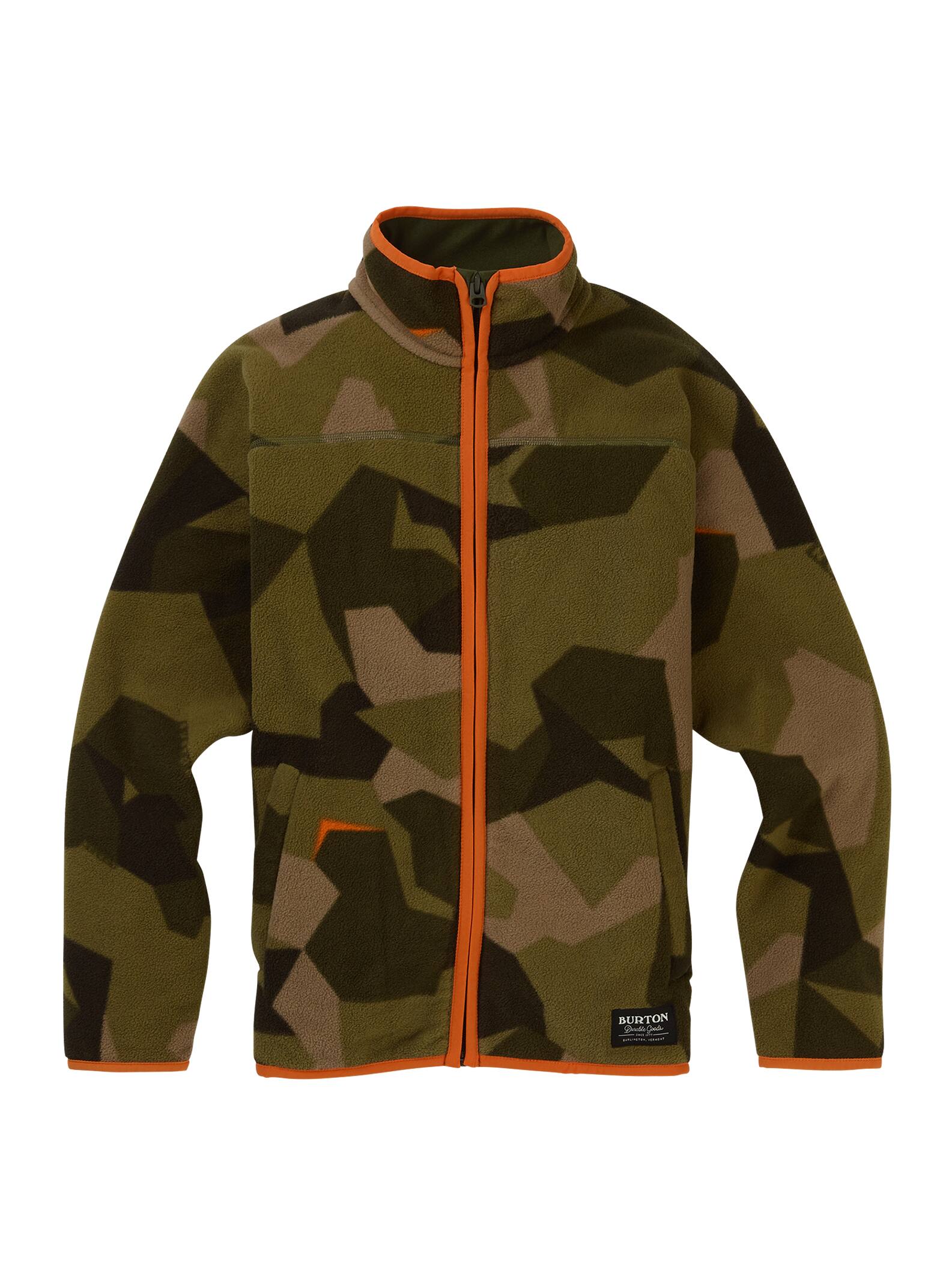 Burton – Polaire zippée Spark enfant, Three Crowns Camo, L
