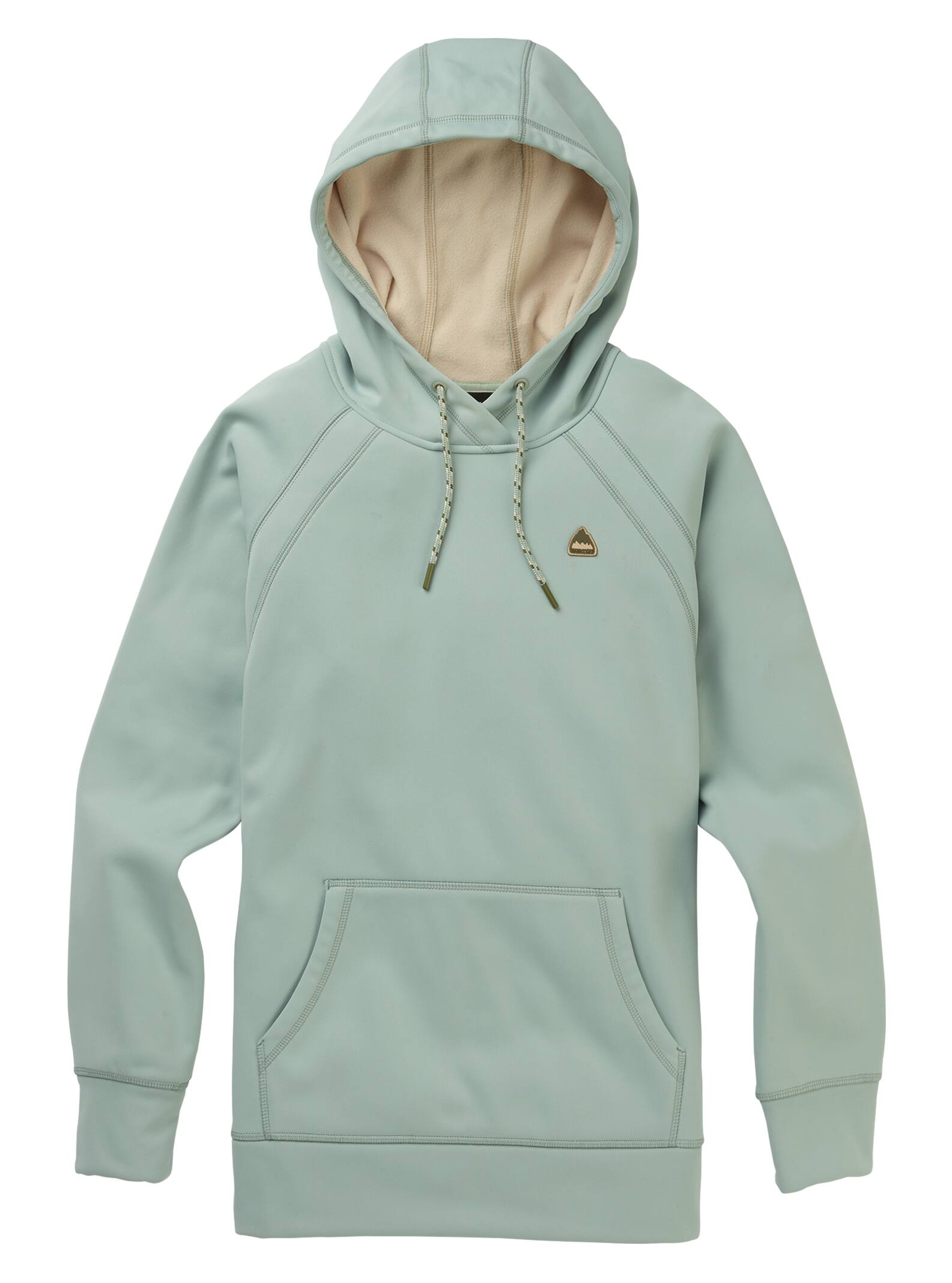 Burton - Sweat à capuche et coutures collées Crown femme, Aqua Gray, XXS