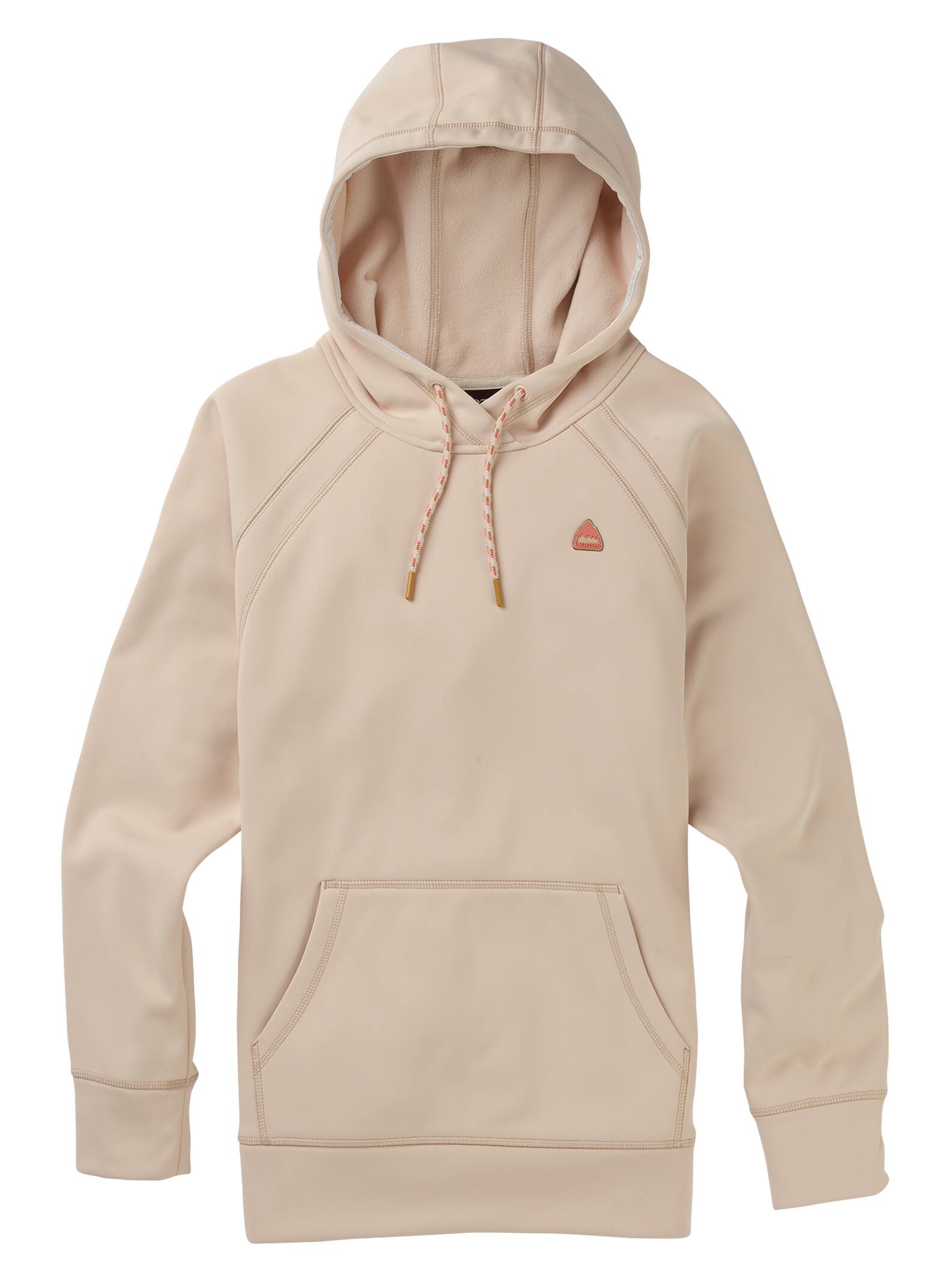 Burton - Sweat à capuche et coutures collées Crown femme, Cr?me Br?l?e, XXS