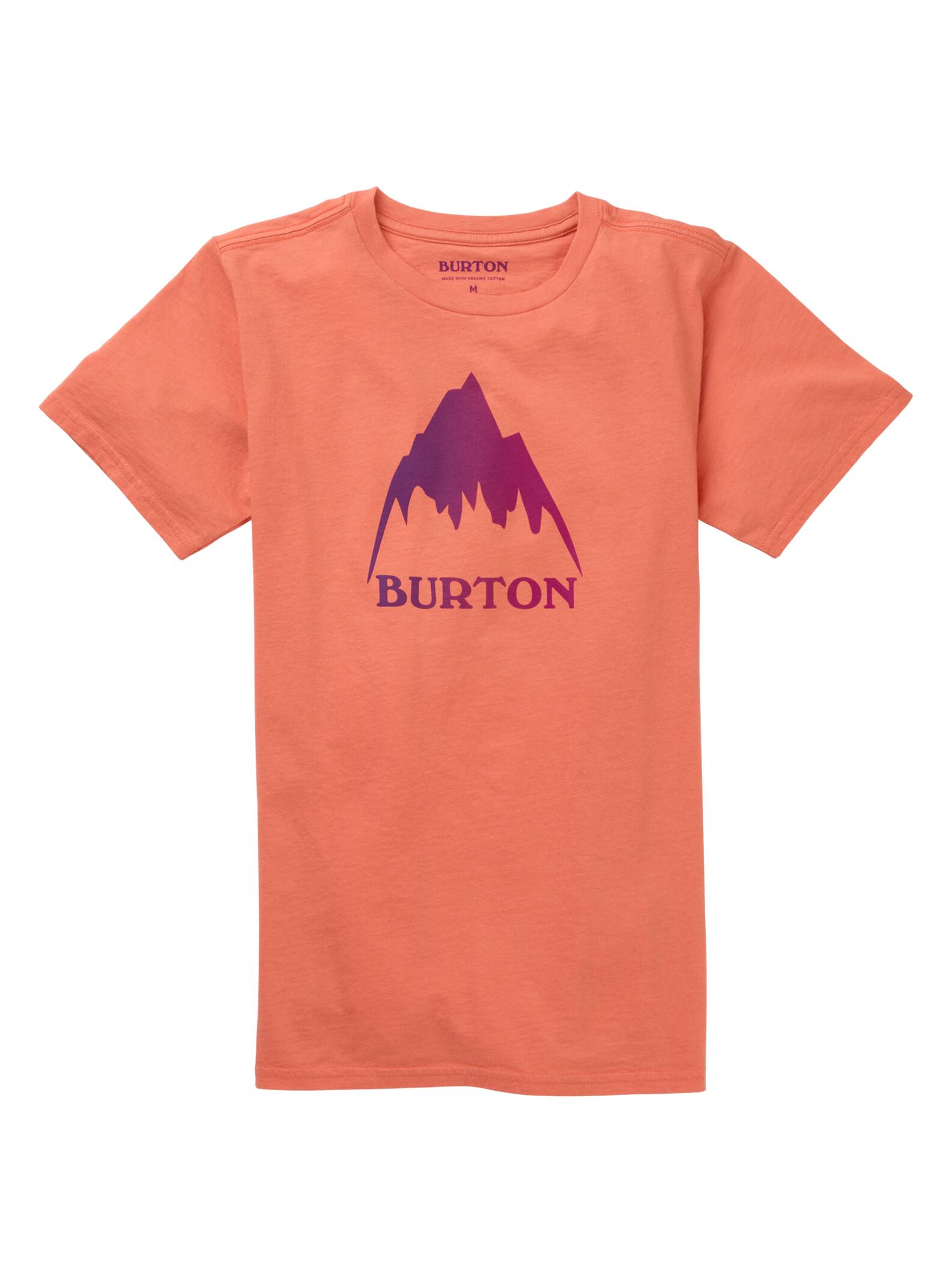Burton - T-shirt à manches courtes coupe classique Mountain High enfant, Crabapple, L