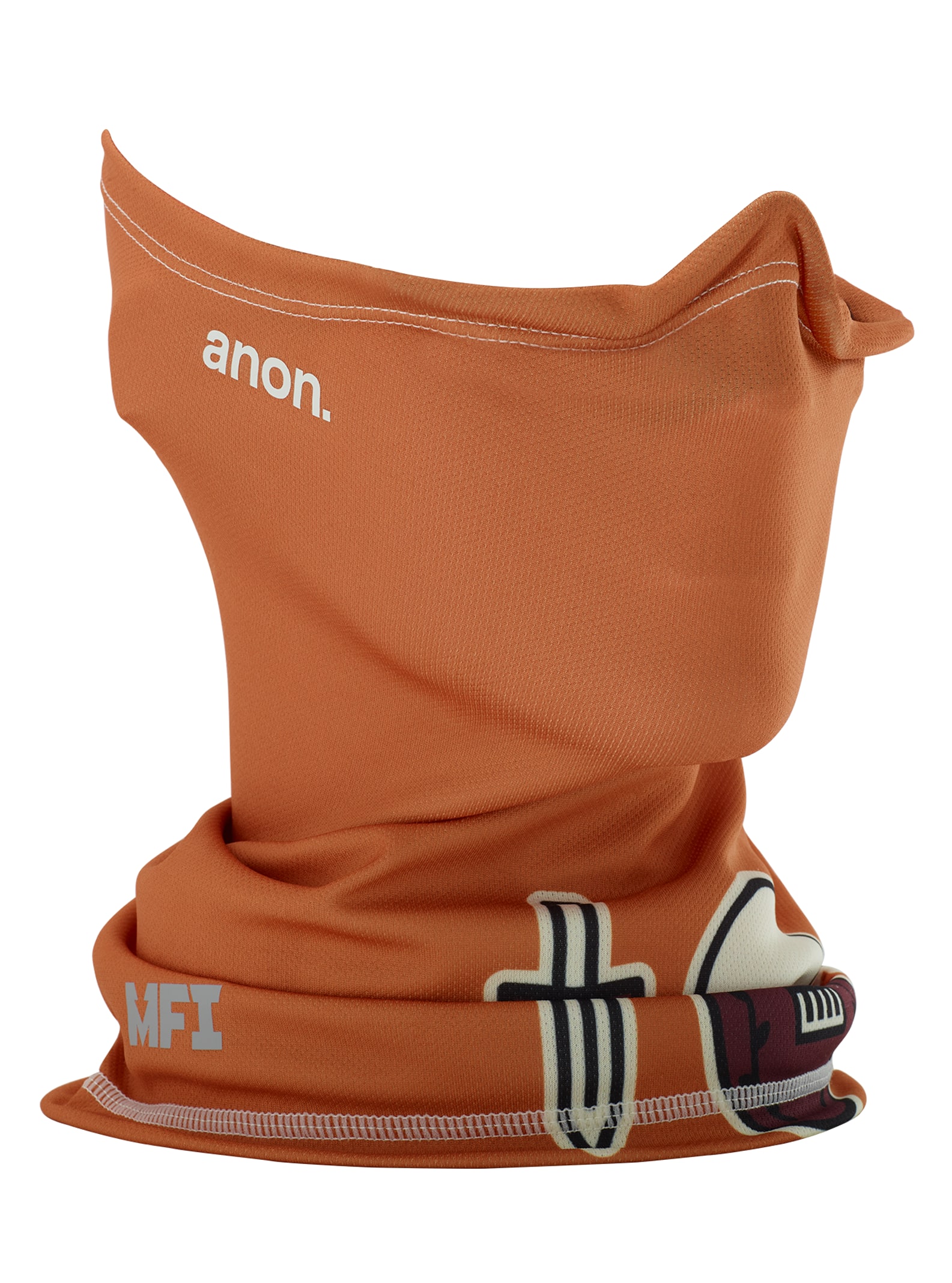 Anon - Cache-cou en maille MFI homme, Doa Orange, 1SZ